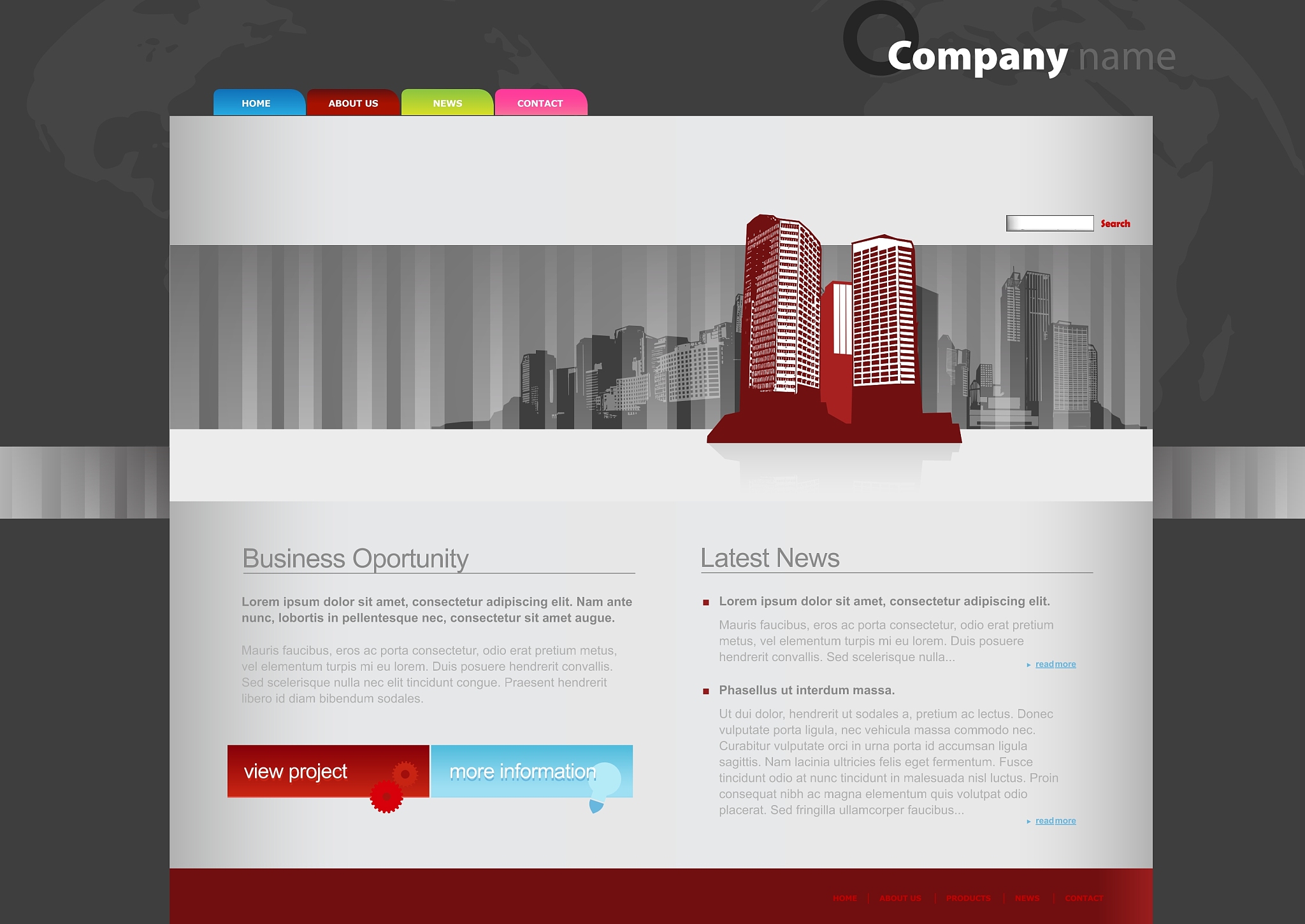 website template