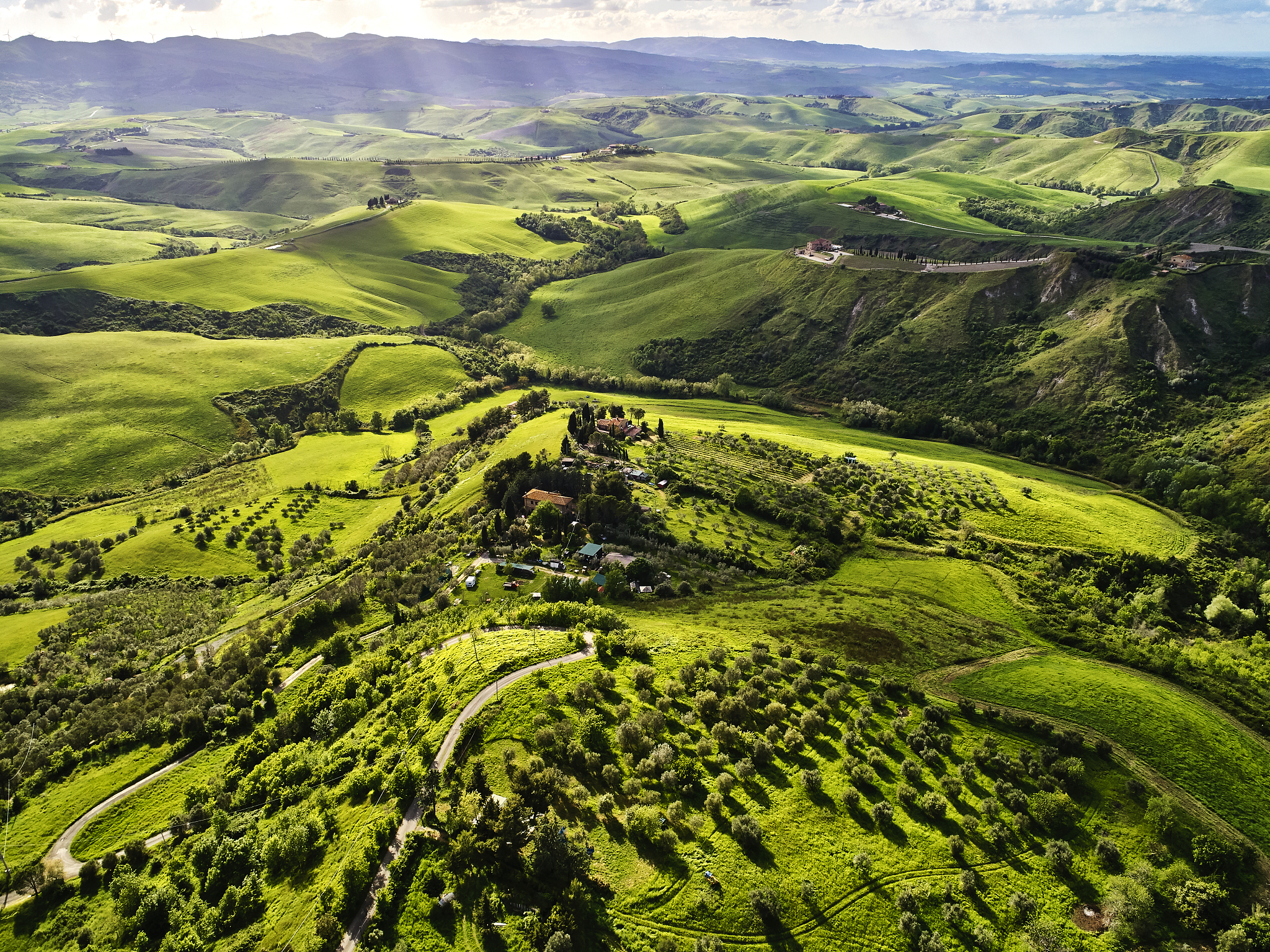 volterra countryside, tuscany, italy