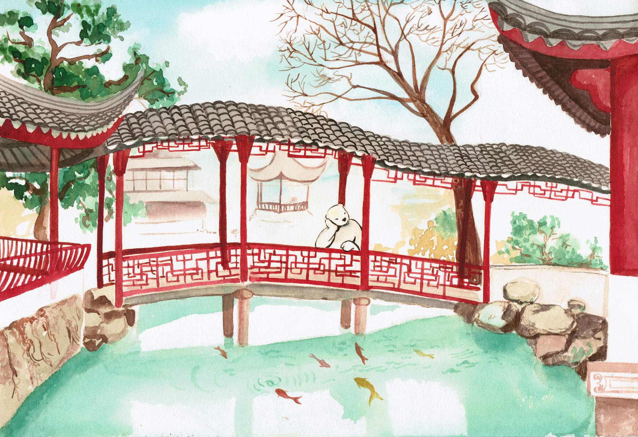 苏州典型非遗插画设计构思