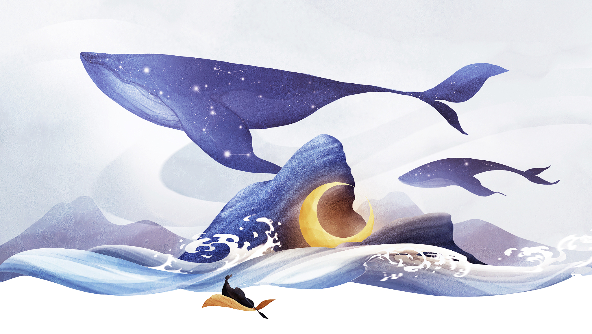 自作多情梦鹿天鲸