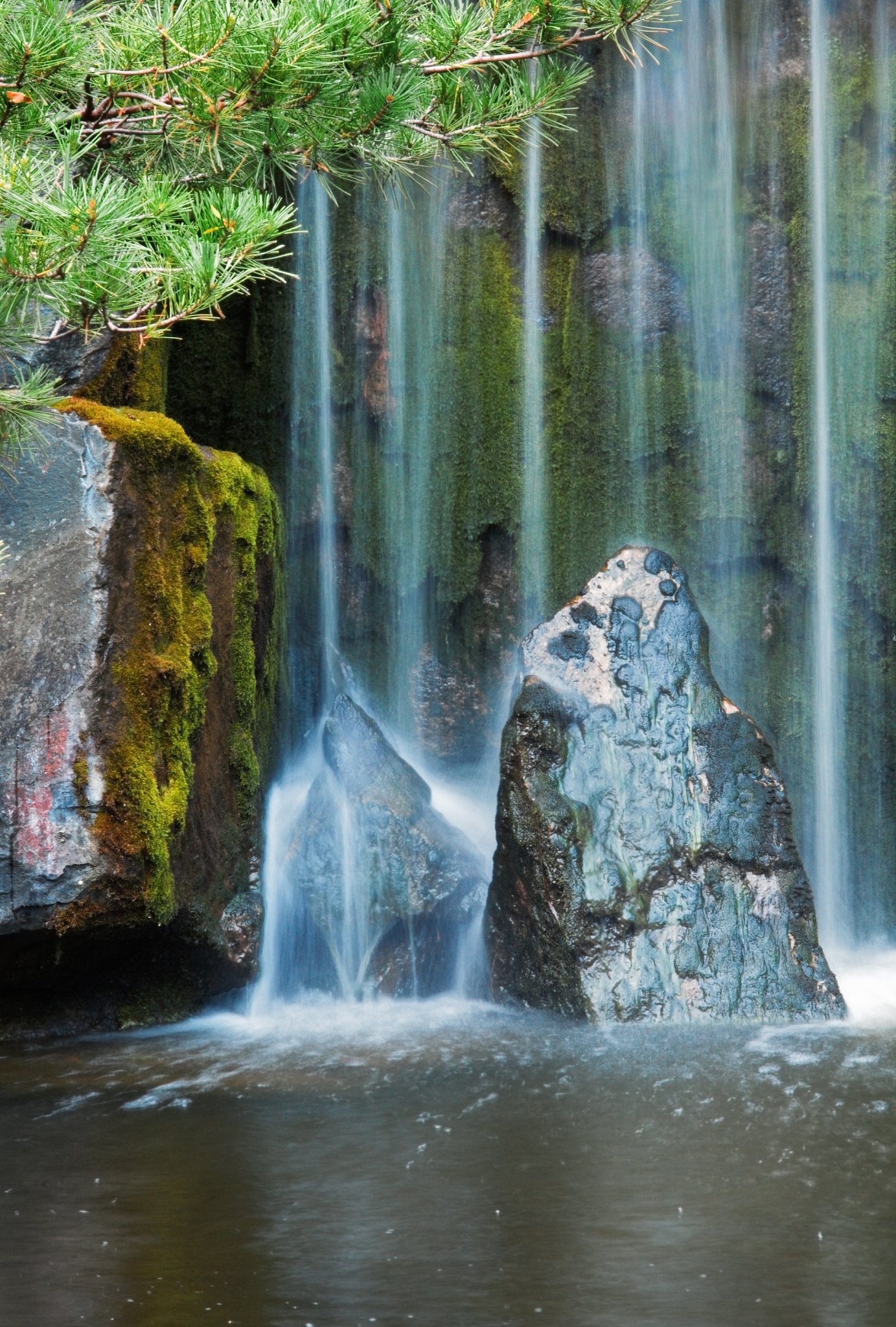 japanese garden waterfall