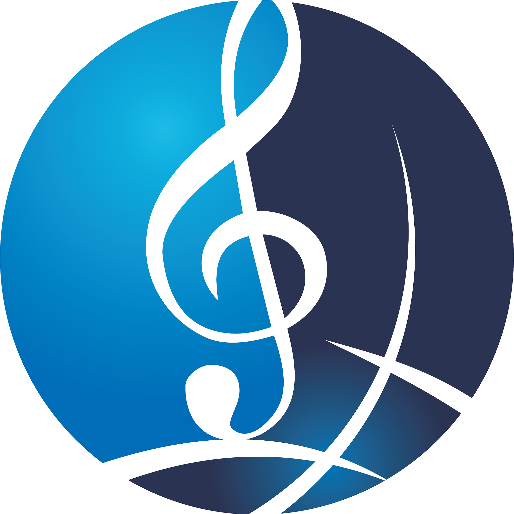 world music logo design template