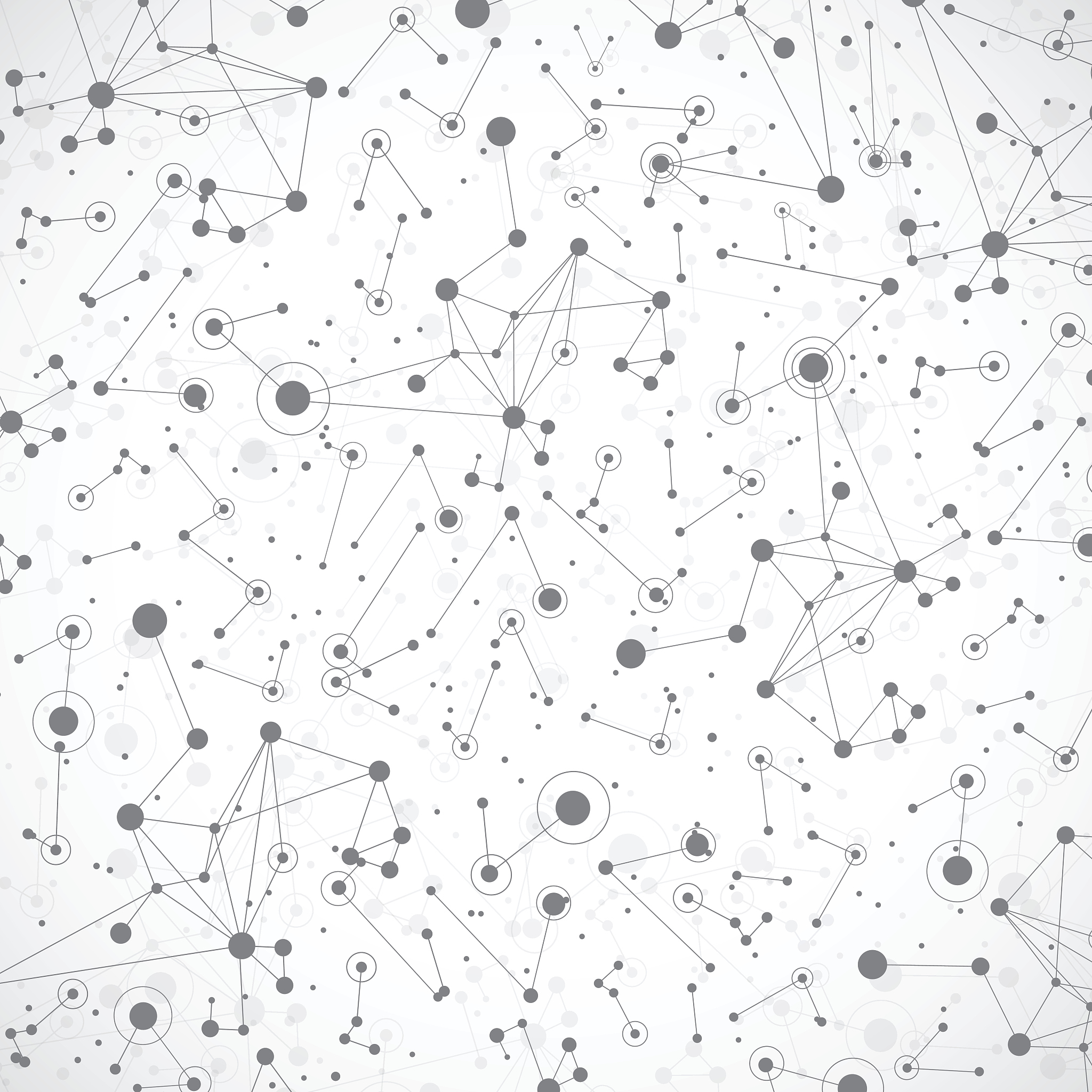 technology grey background molecule and communication . connecte