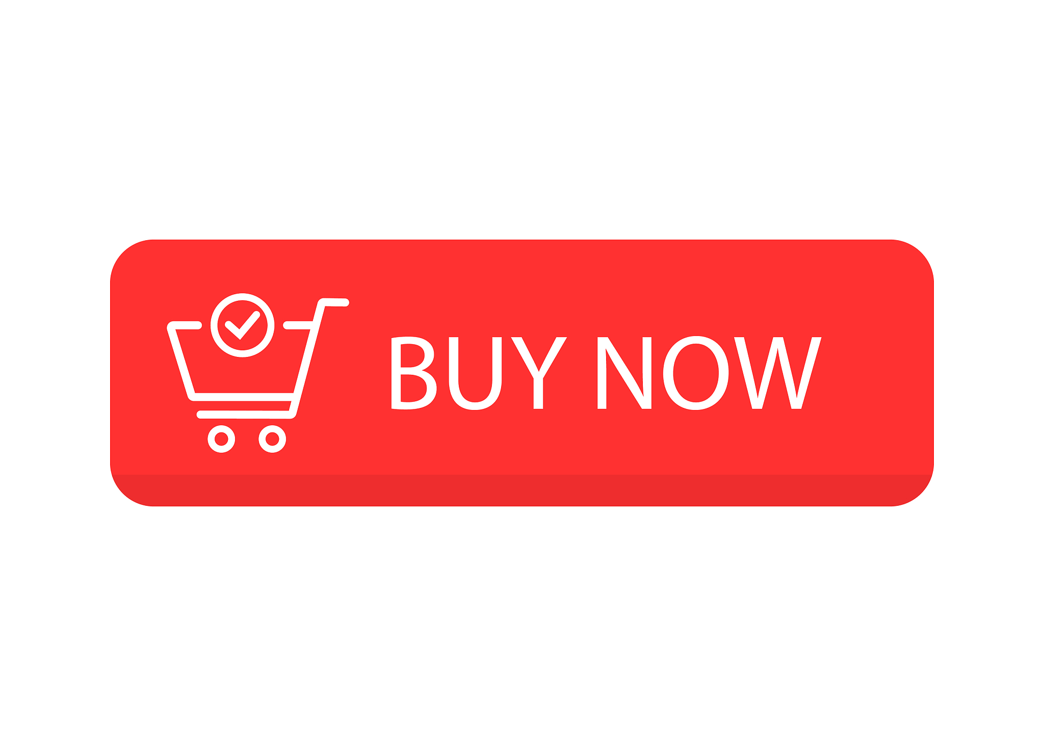 buy now button. red button isolated on white background.