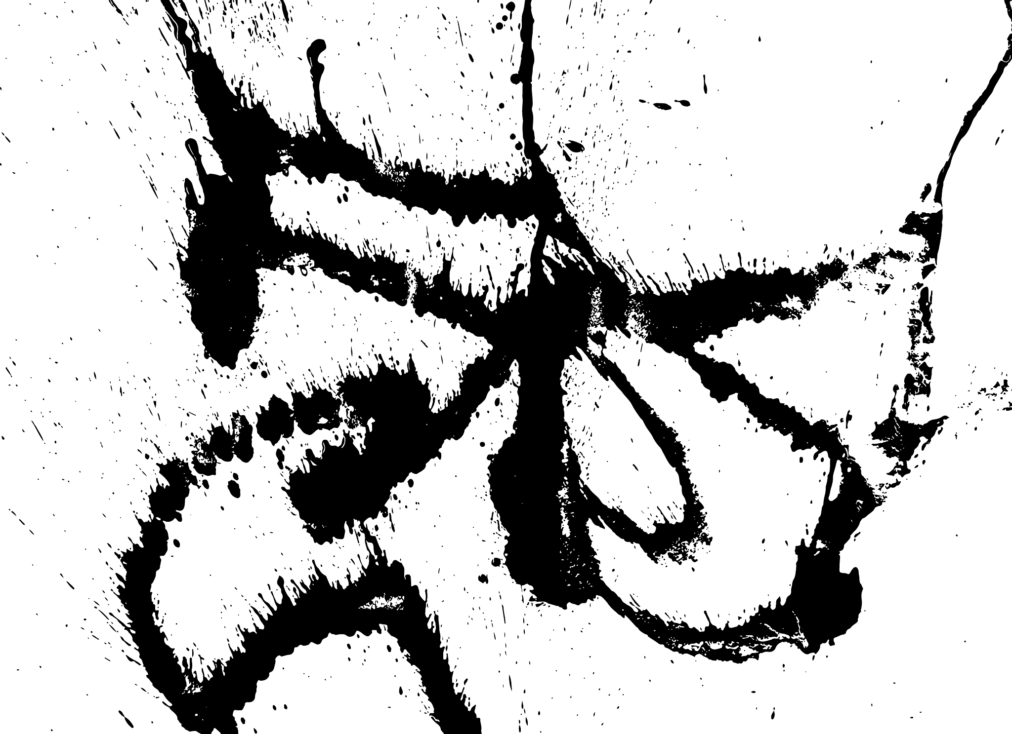 hand-made grunge texture abstract ink drops