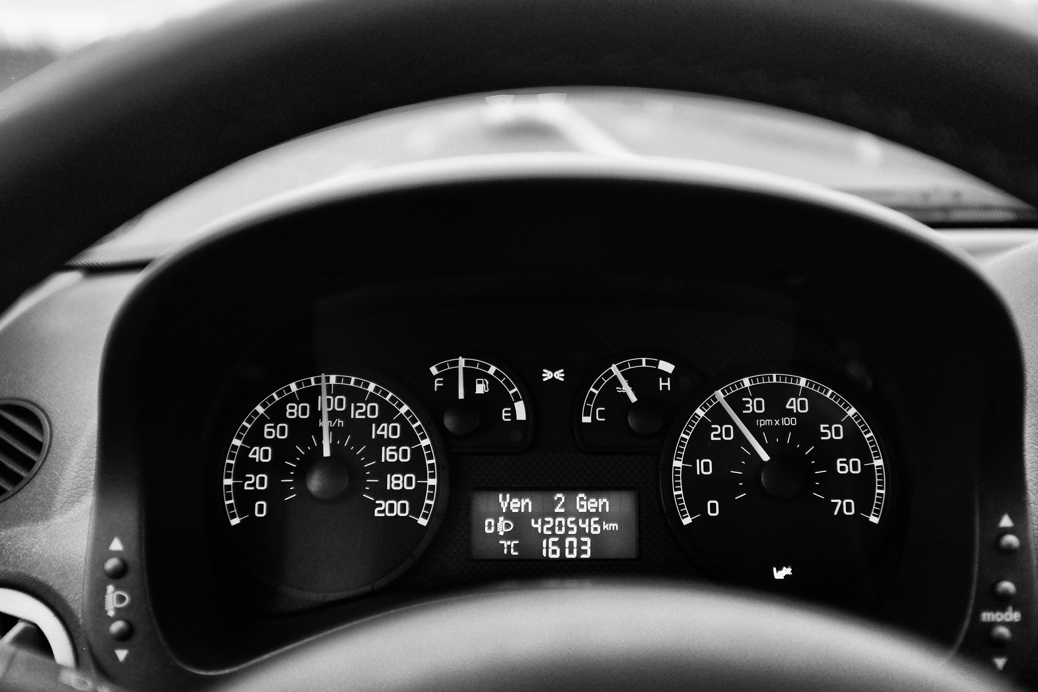 car dashboard