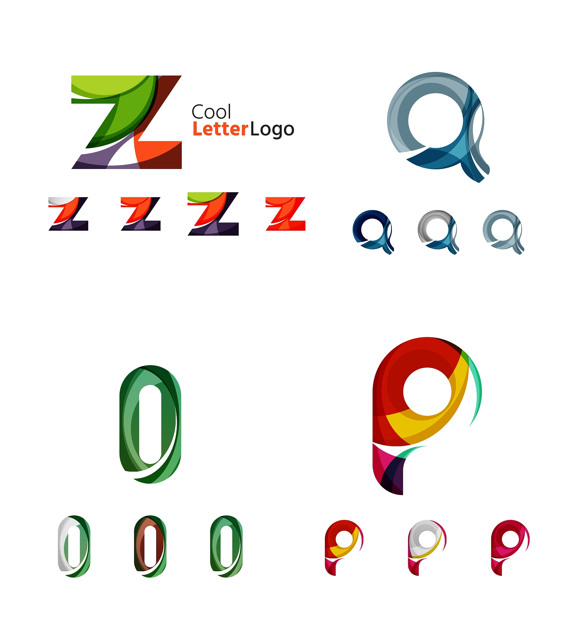 letter business emblem collection