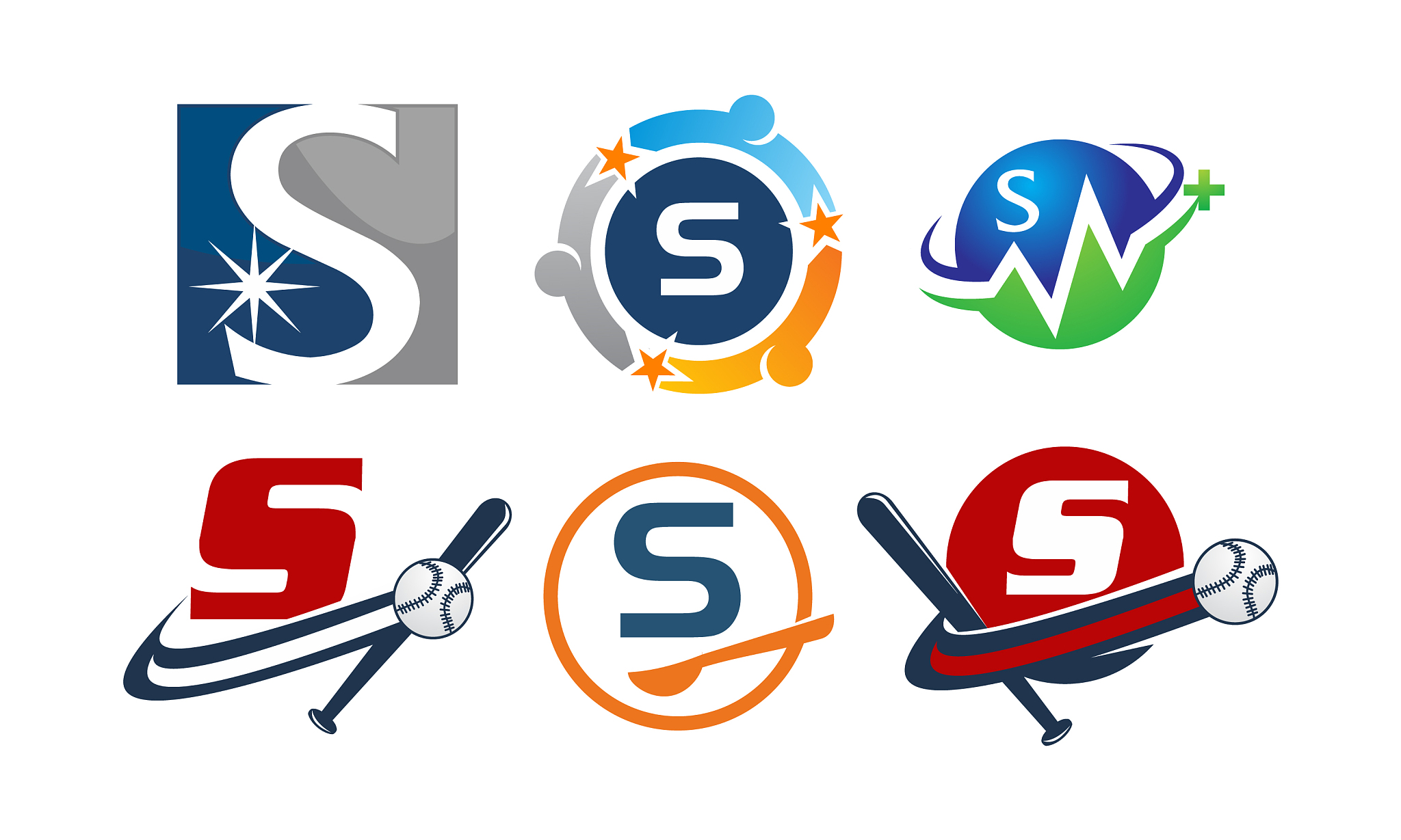 logotype s modern template set