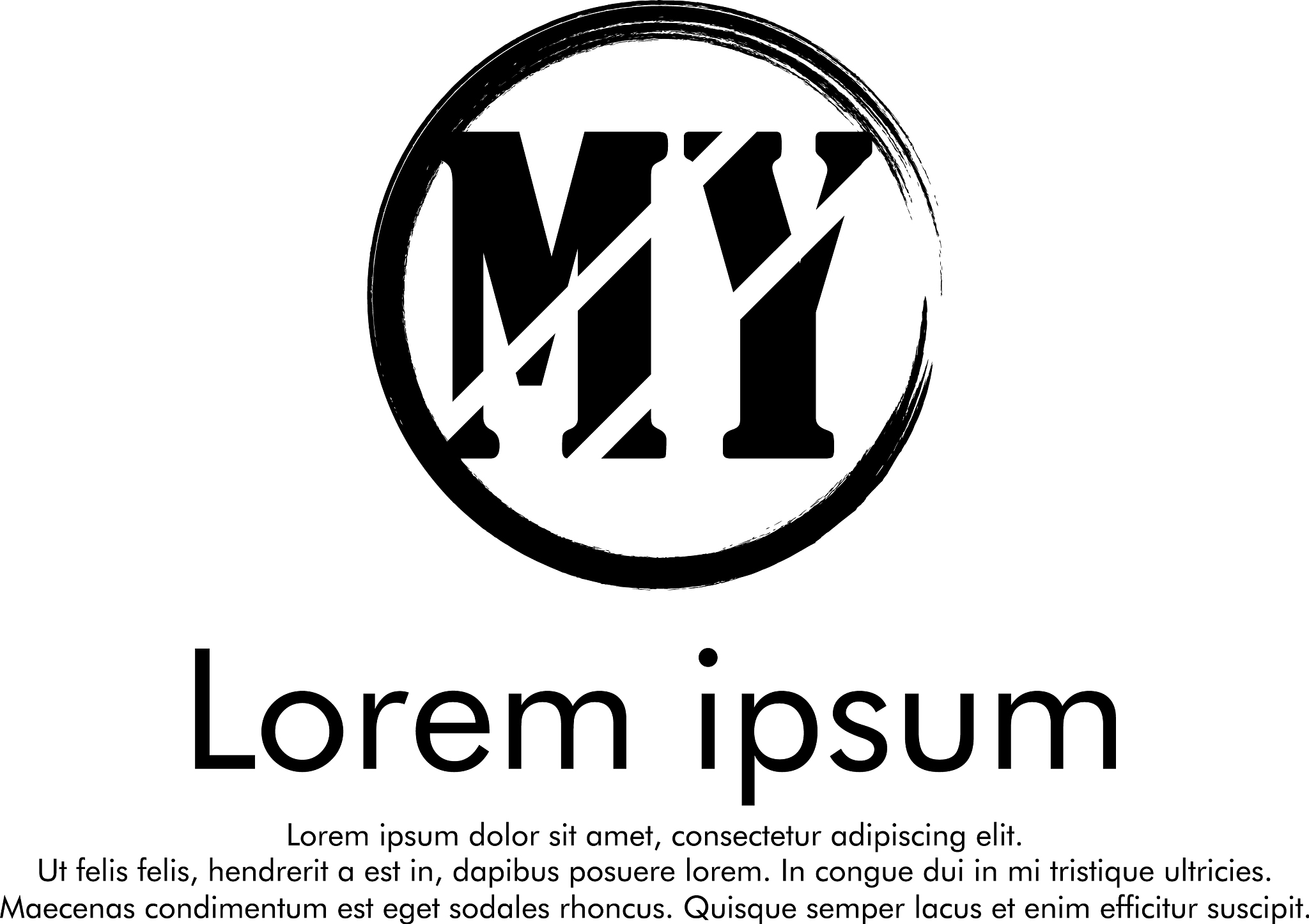 m y my initial abstract logo concept