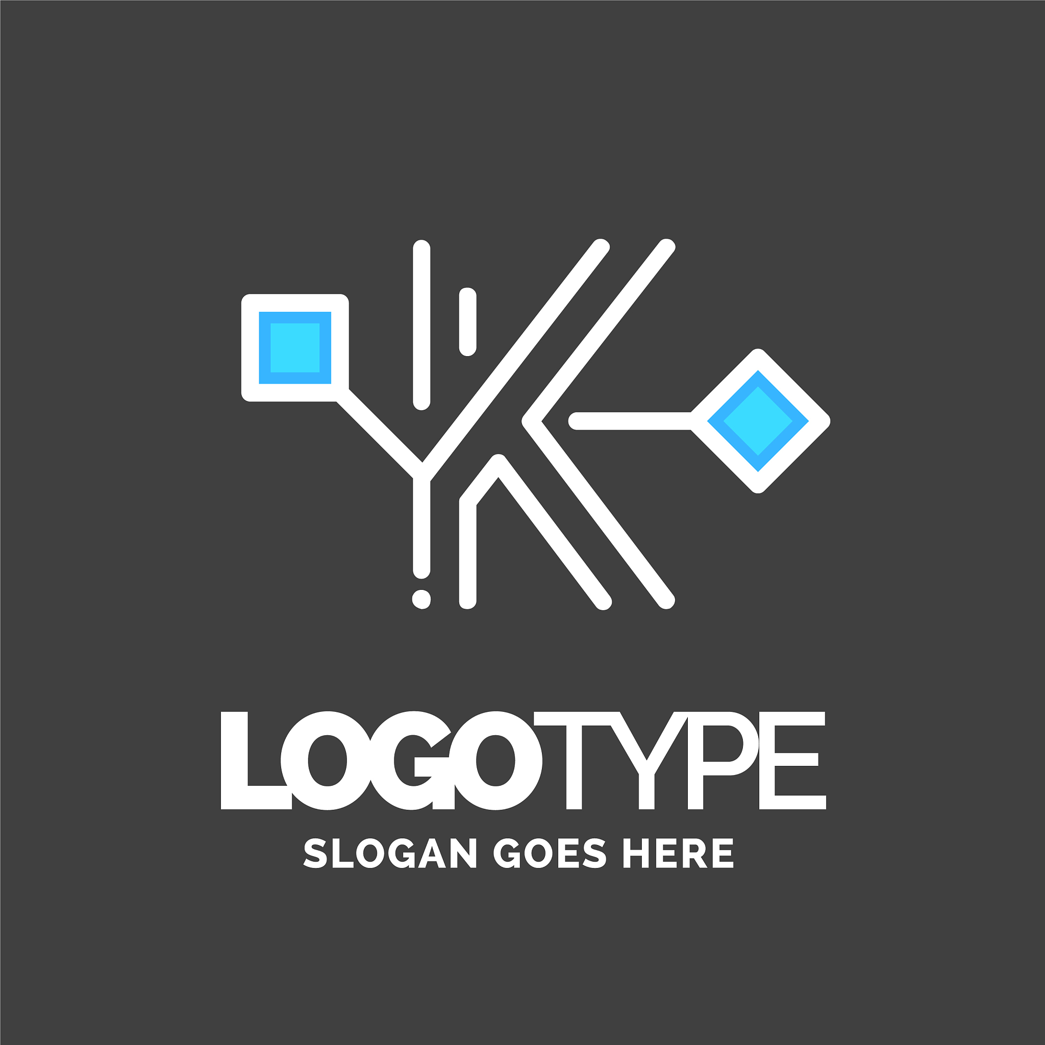 letter k logo business corporate logo design