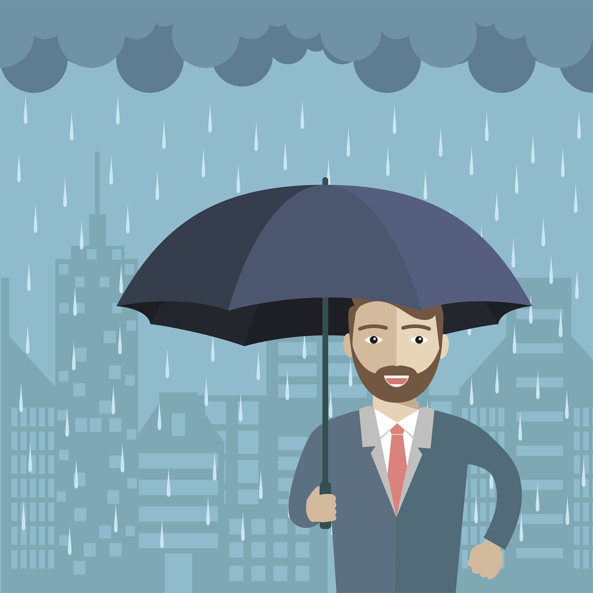 对方说今天下雨没去乡里在公司该如何高情商回