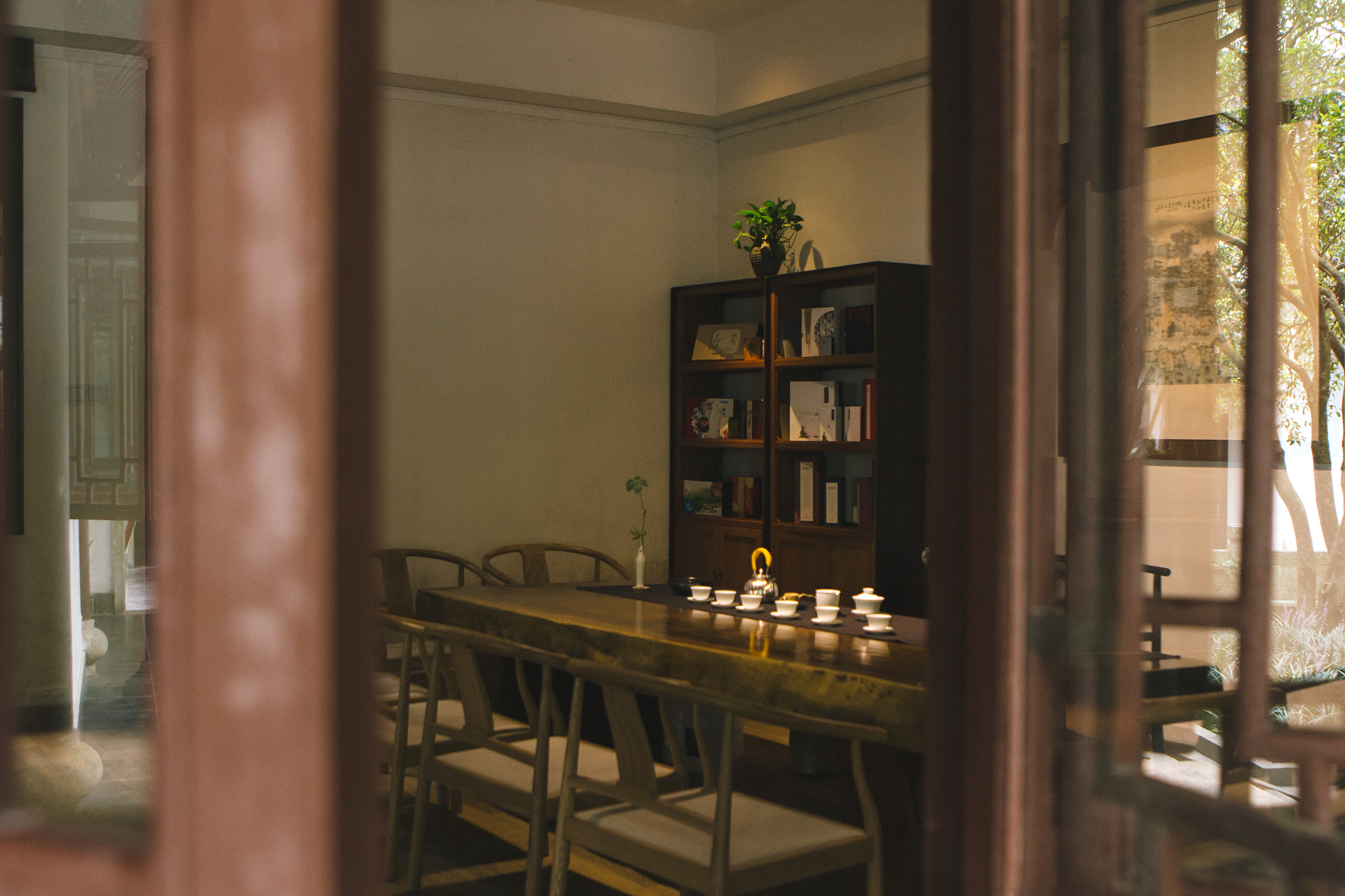 茶室名字：清心轩，雅致别致，寓意放松