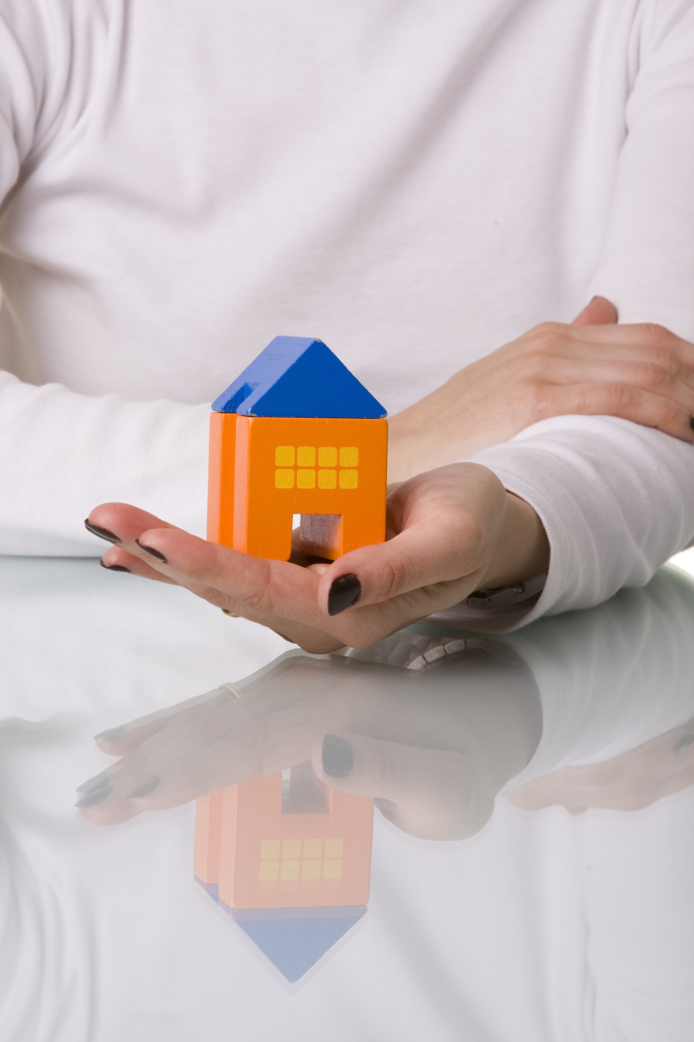 businesswoman selling a house