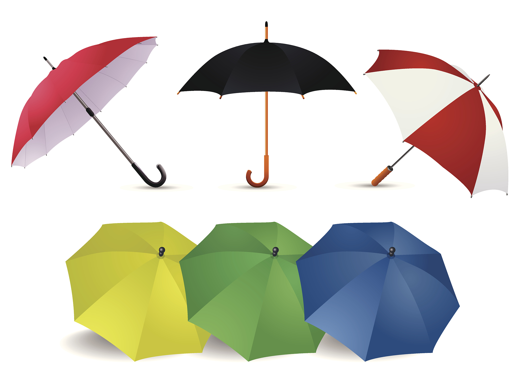 umbrellas