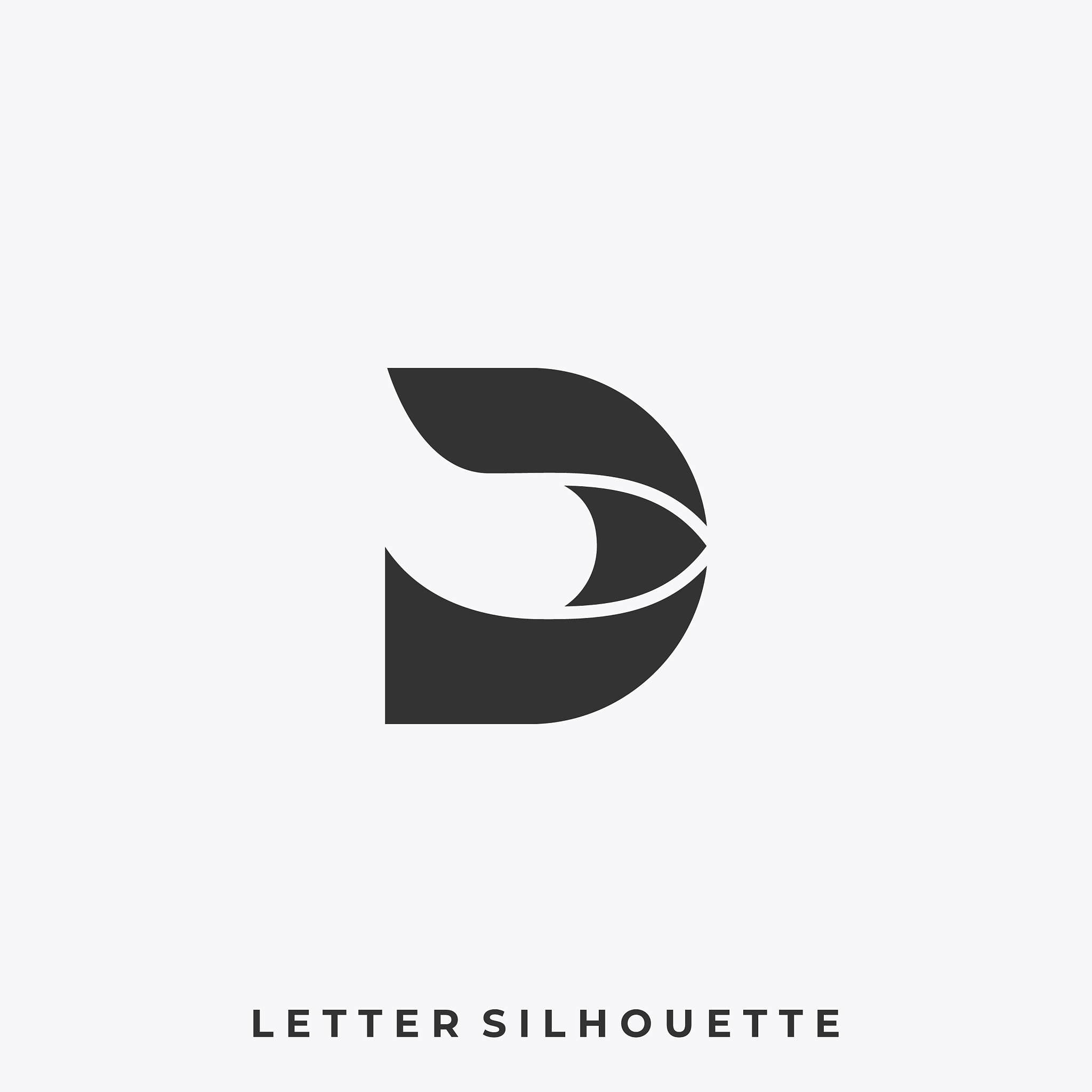abstract letter d design template