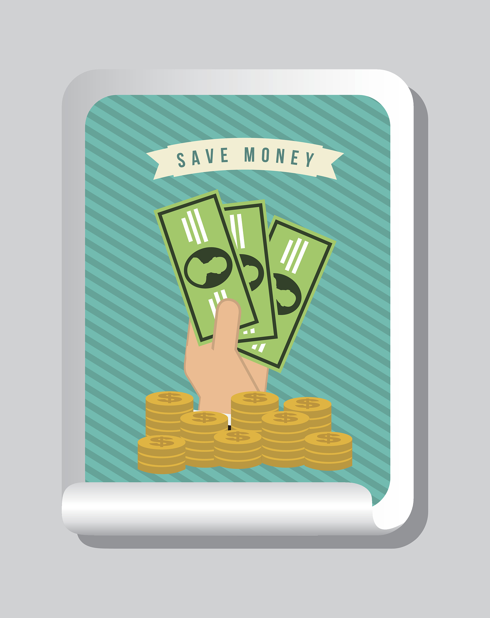 save money design