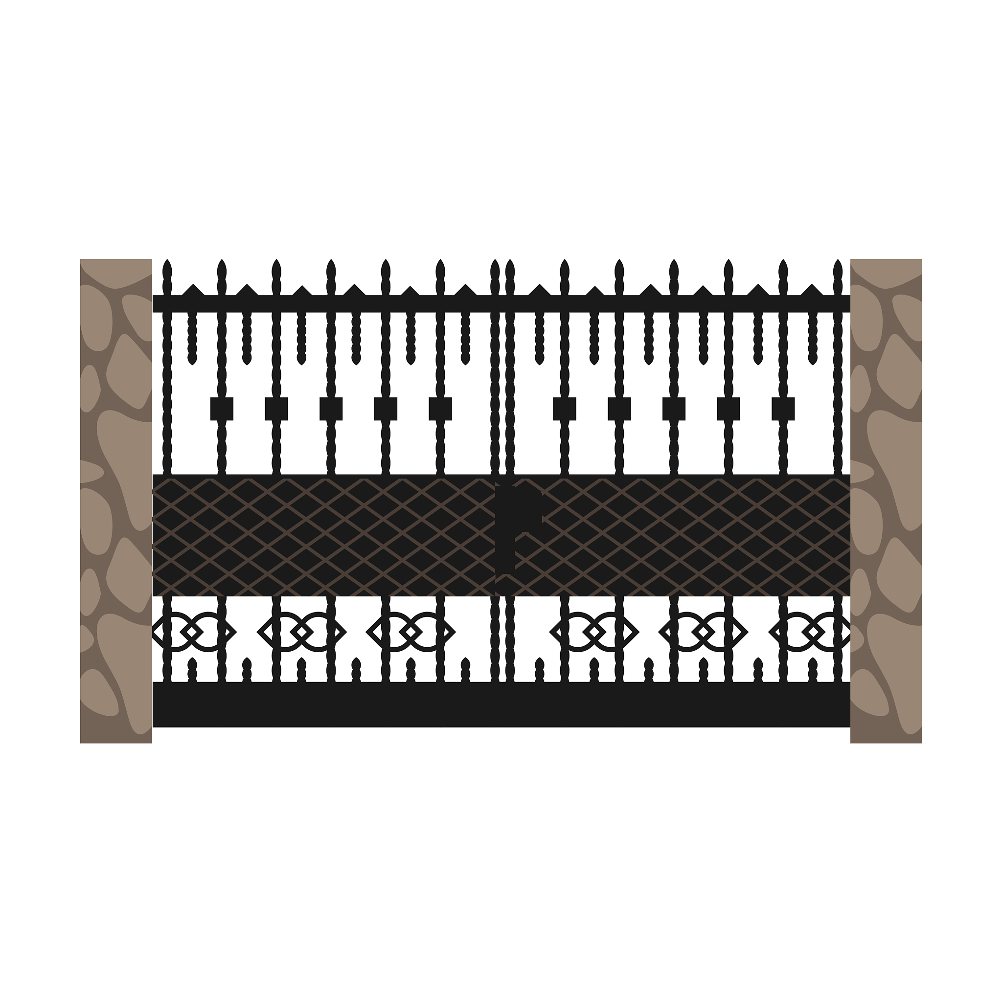 给幼儿园学校施工安装铝艺电动平移门施工完成清理战场卫生等待验收