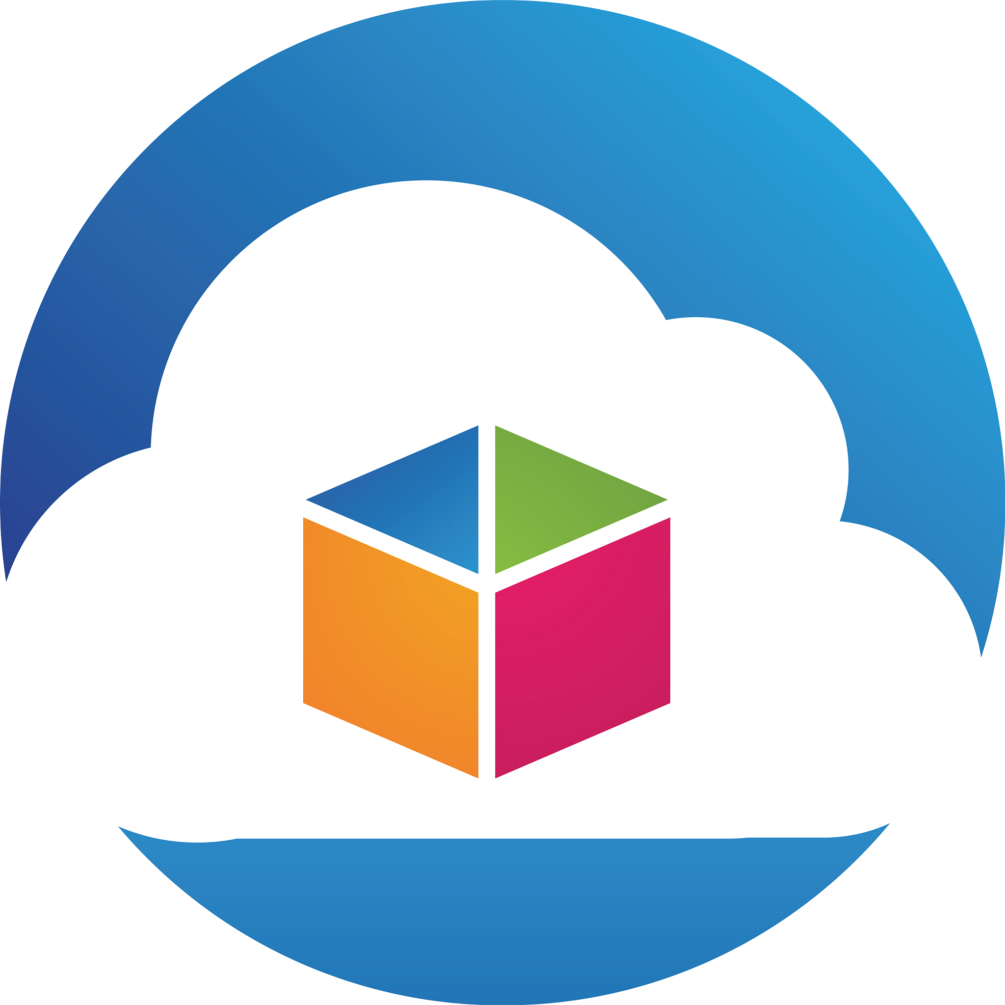 cloud logo icon design