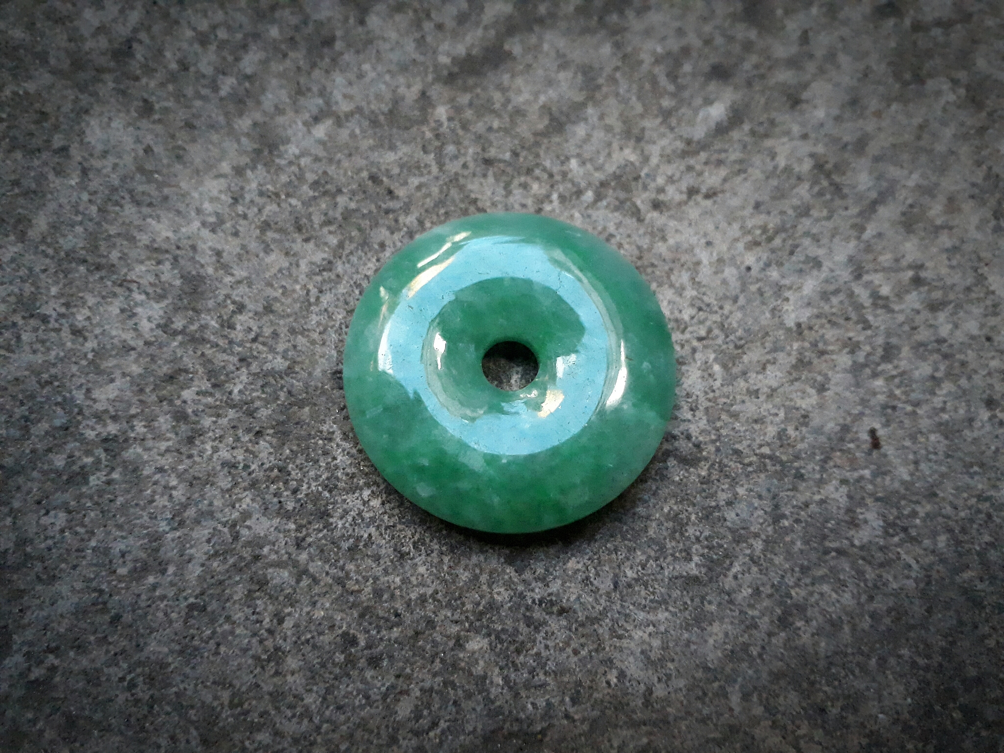 close-up of turquoise precious gem