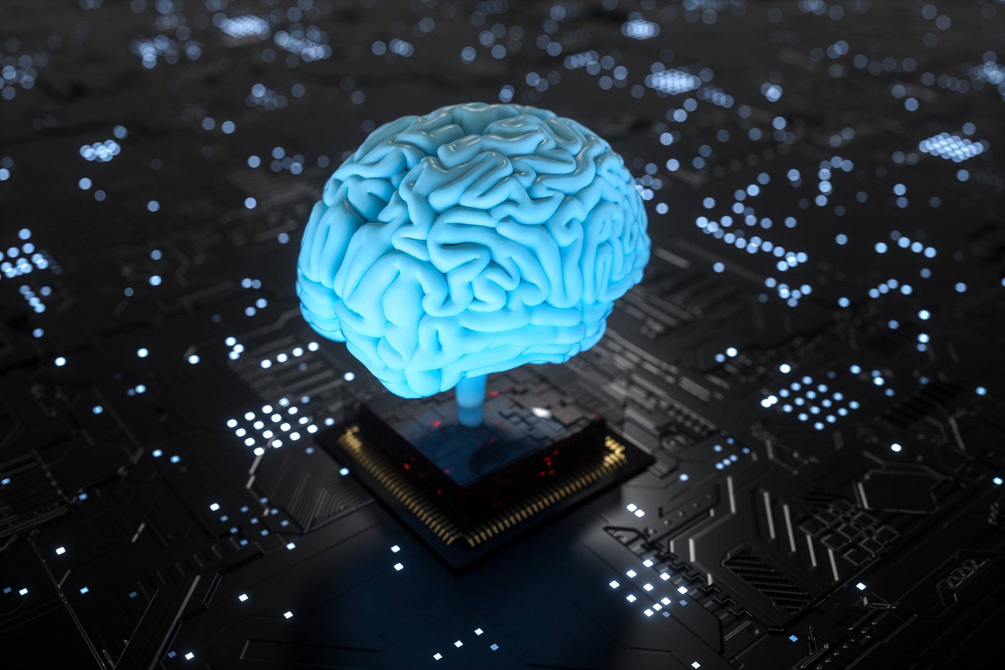 通过仪器追踪大脑刺激源