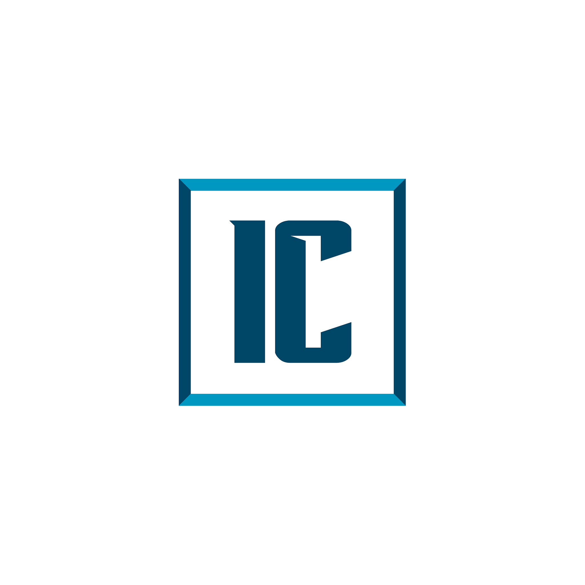 initial letter logo ic template design