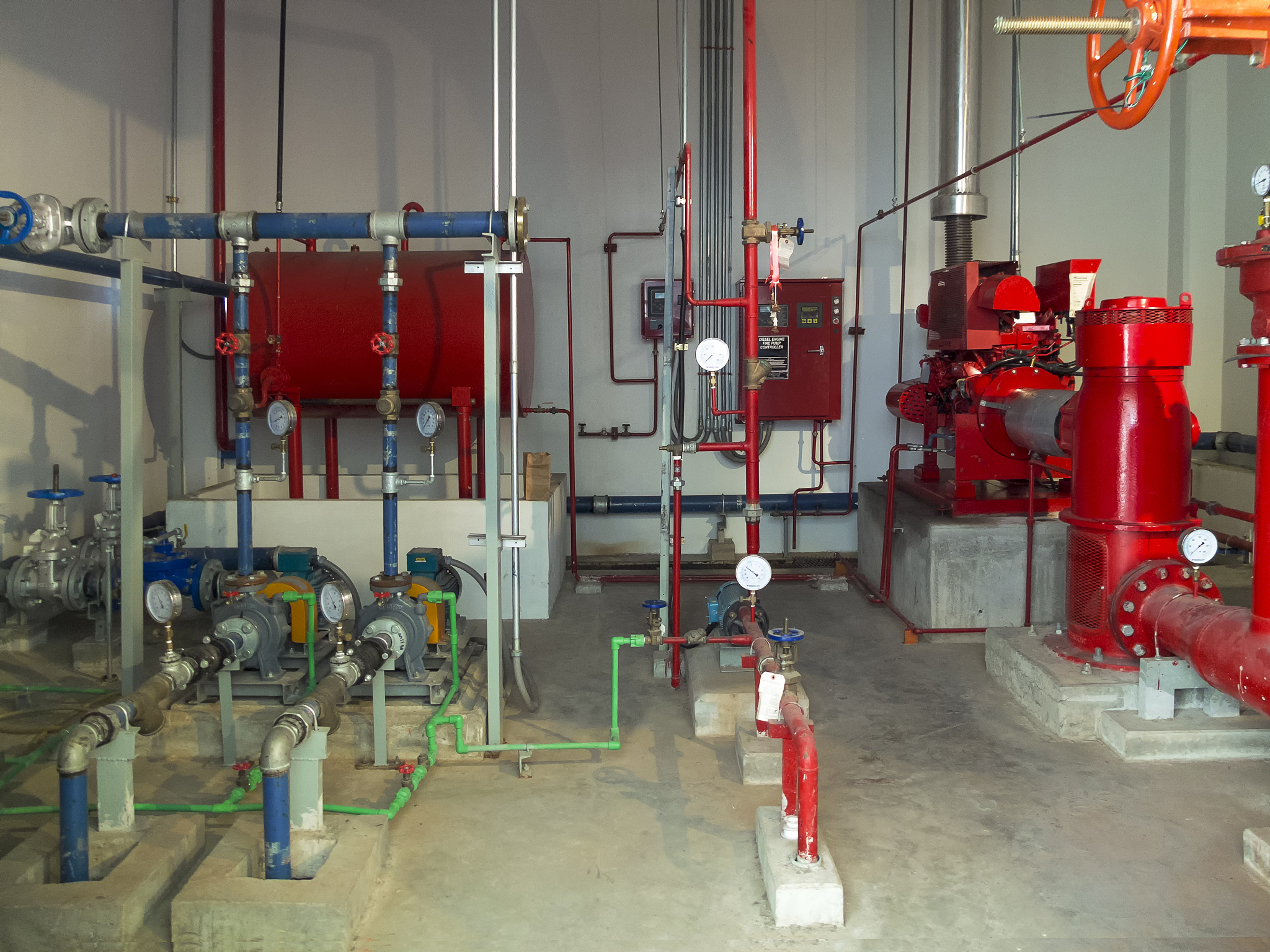 水流指示器：一种水流报警装置