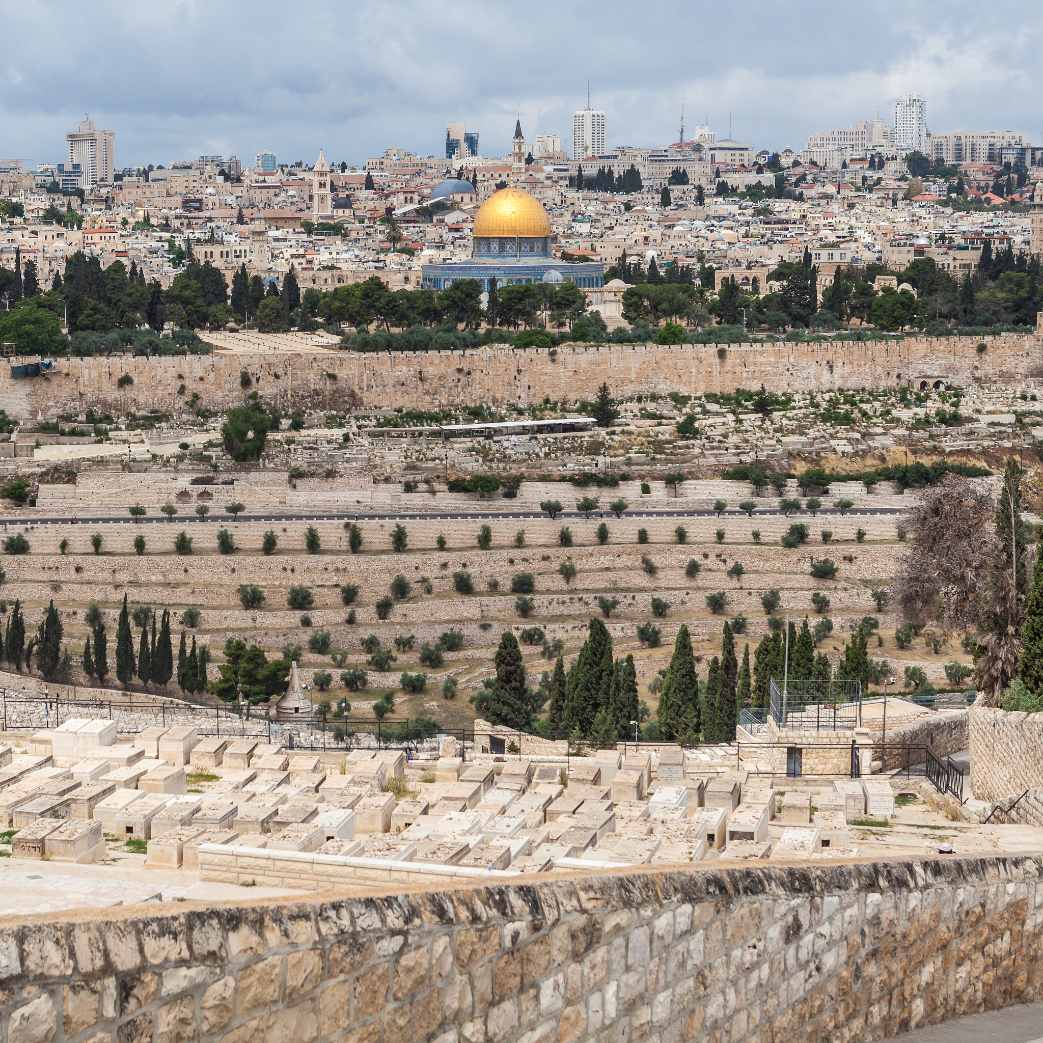 nice panorama of the city of jerusalem