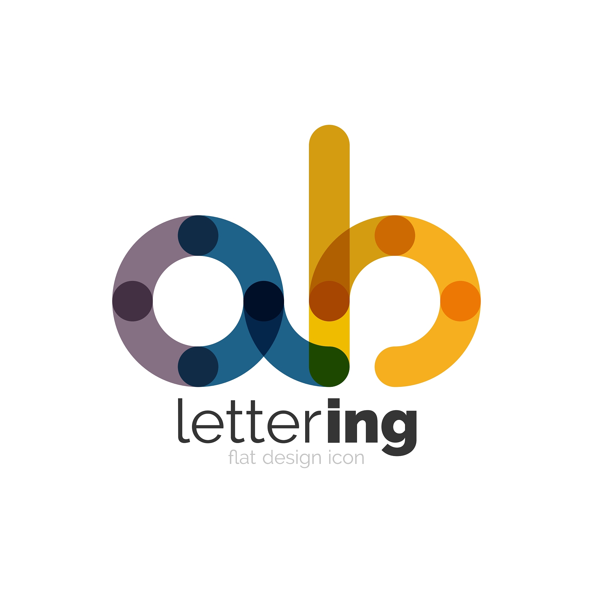 letter logo business icon
