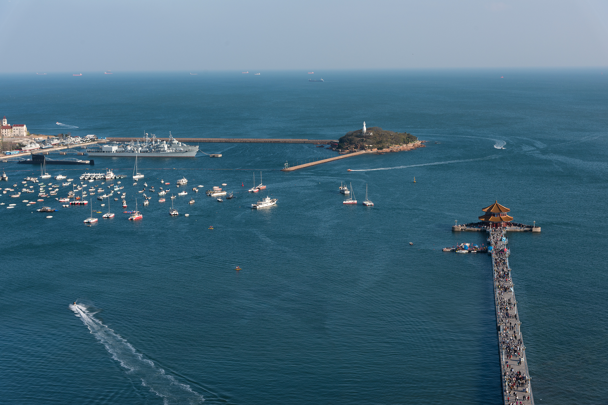 青岛两天一夜团建计划：栈桥、啤酒博物馆、海洋世界、五四广场