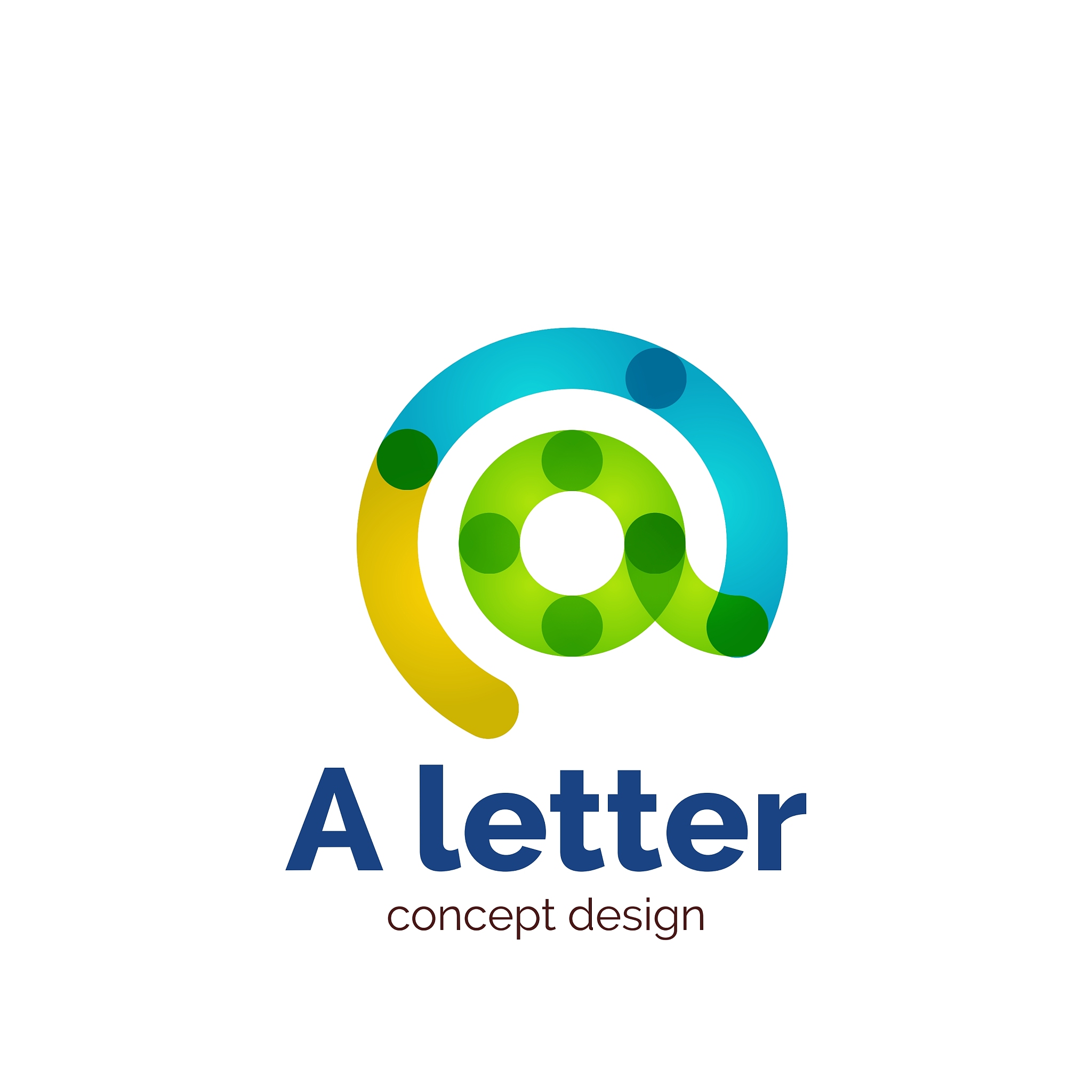 modern minimalistic letter concept logo