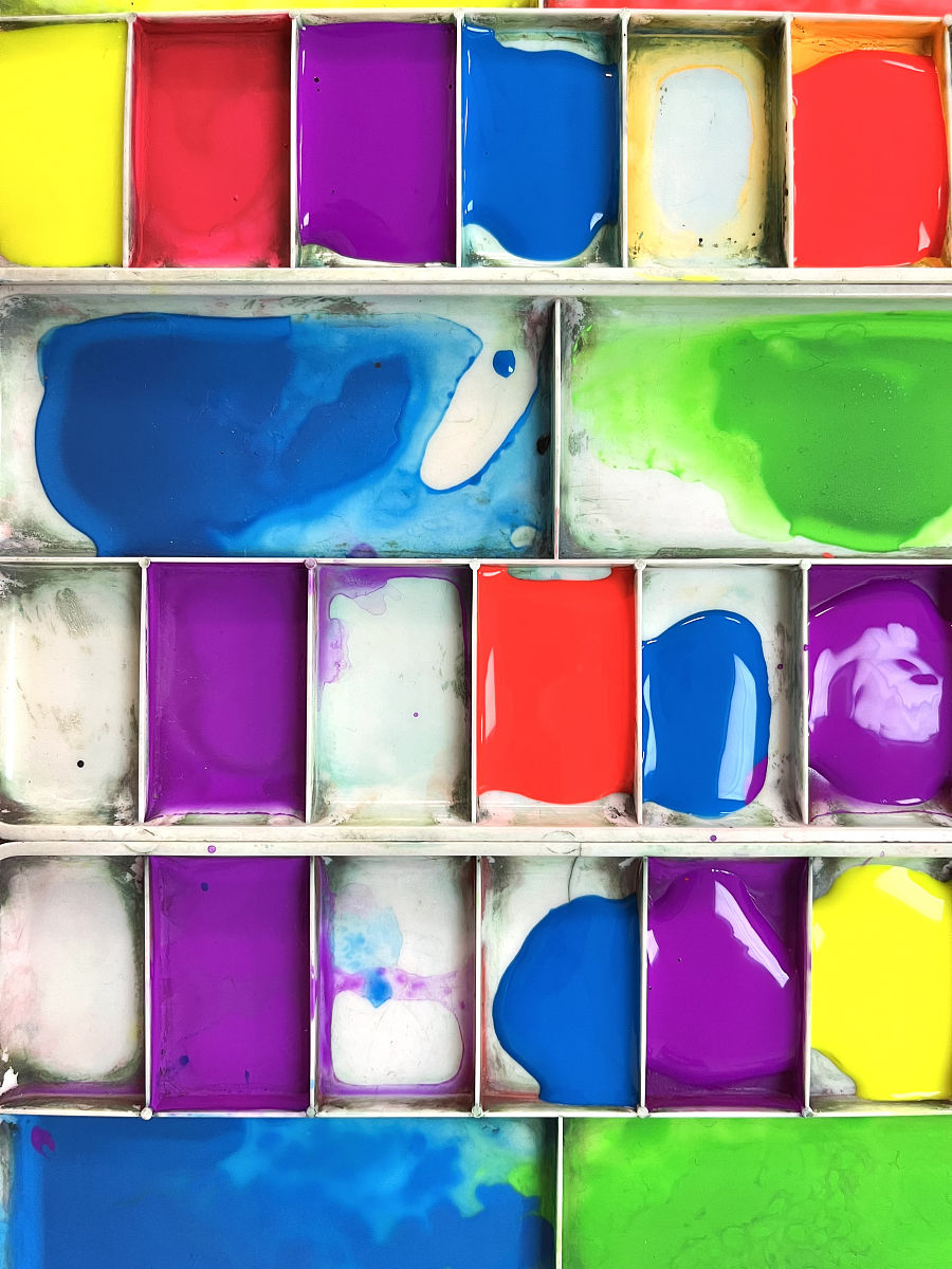 丙烯怎么调颜色