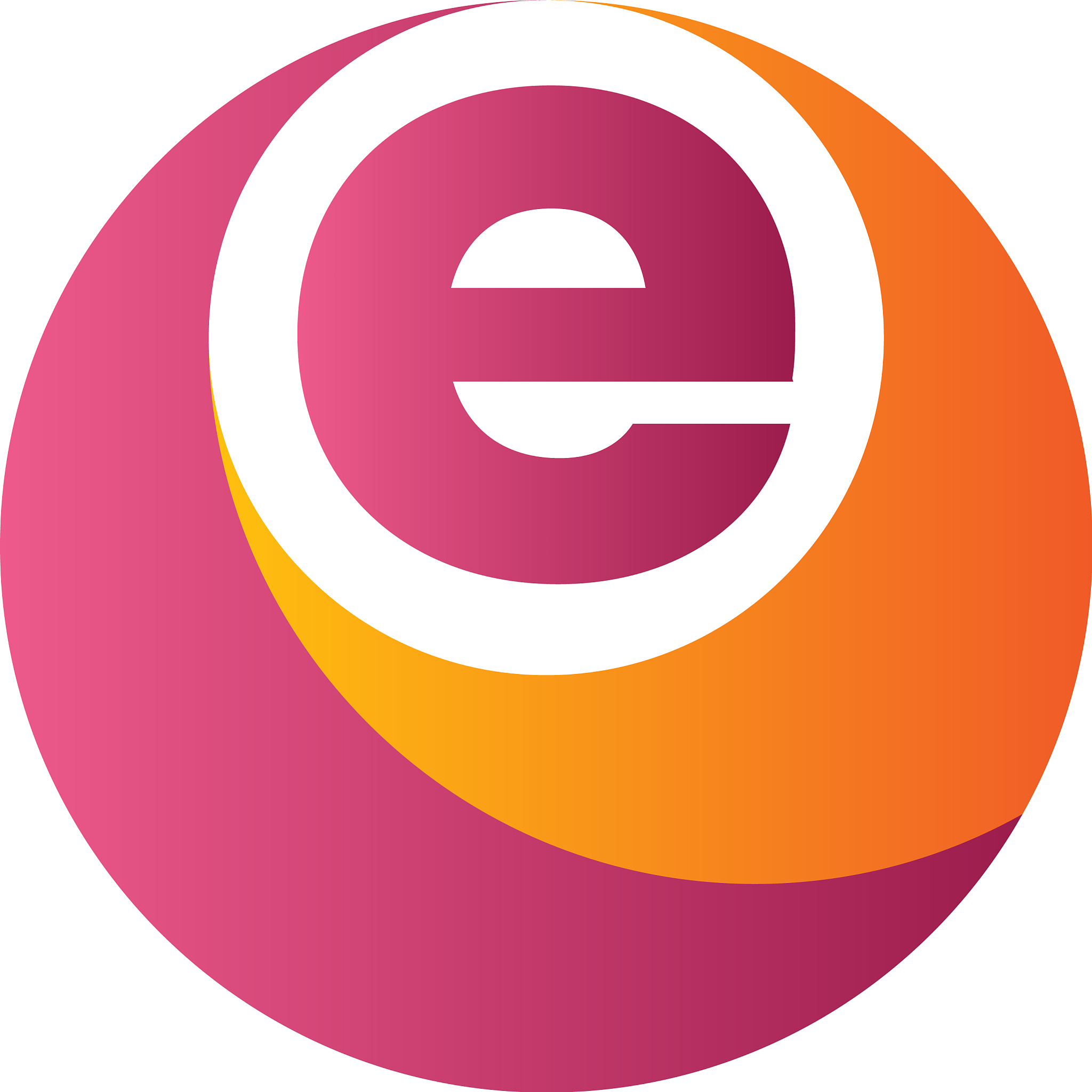 e letter logo design