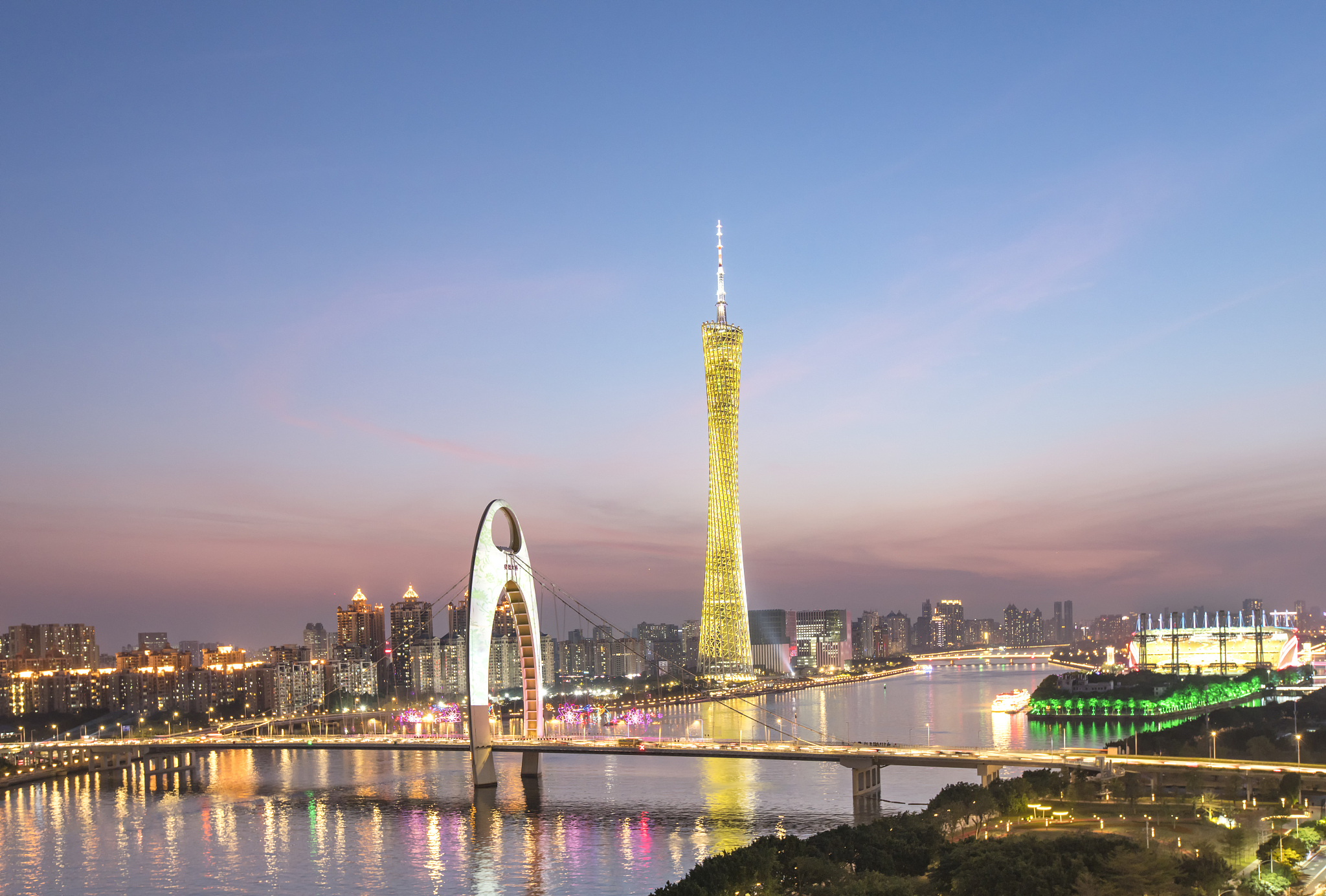 广州塔夜景