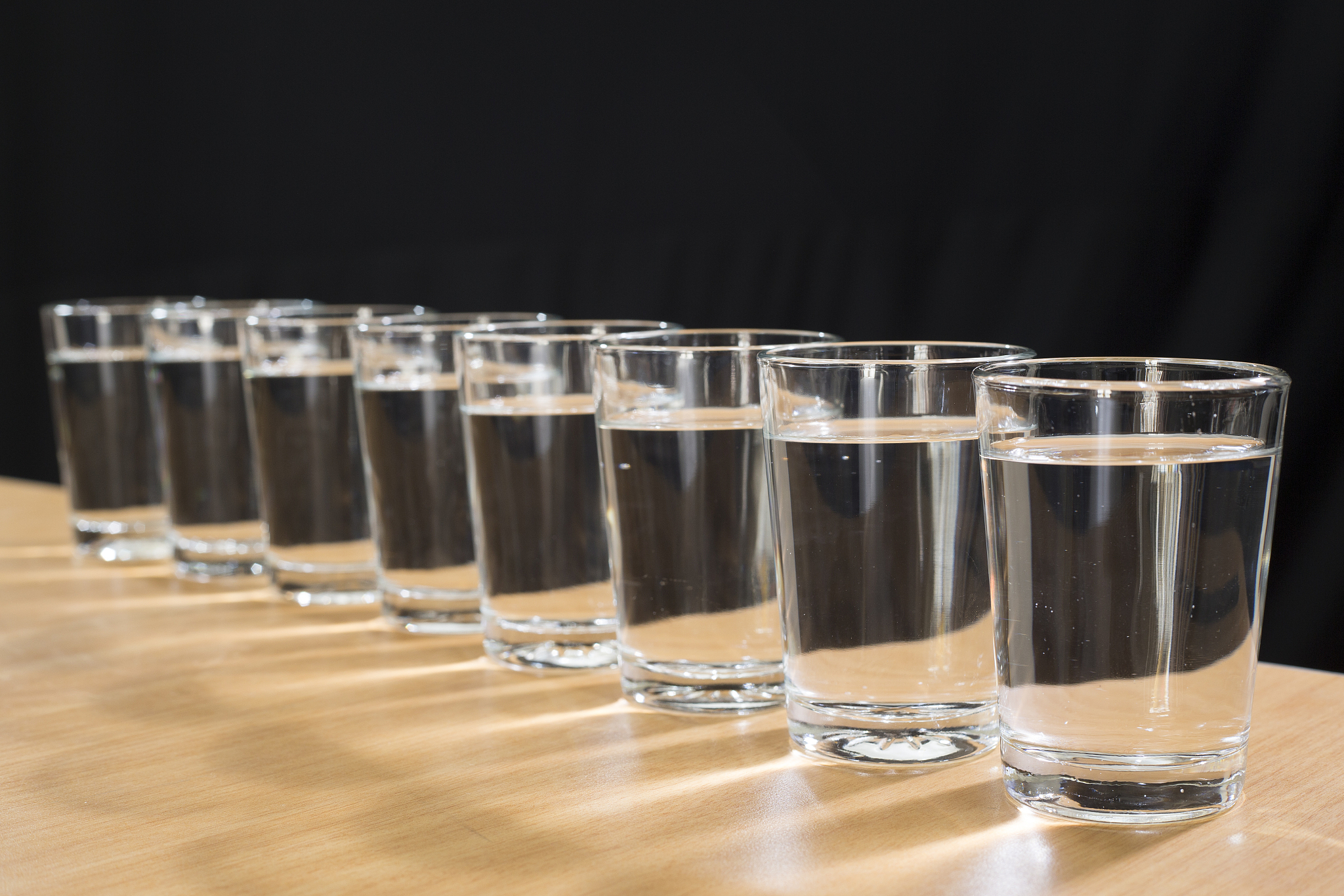 eight glasses of water a day