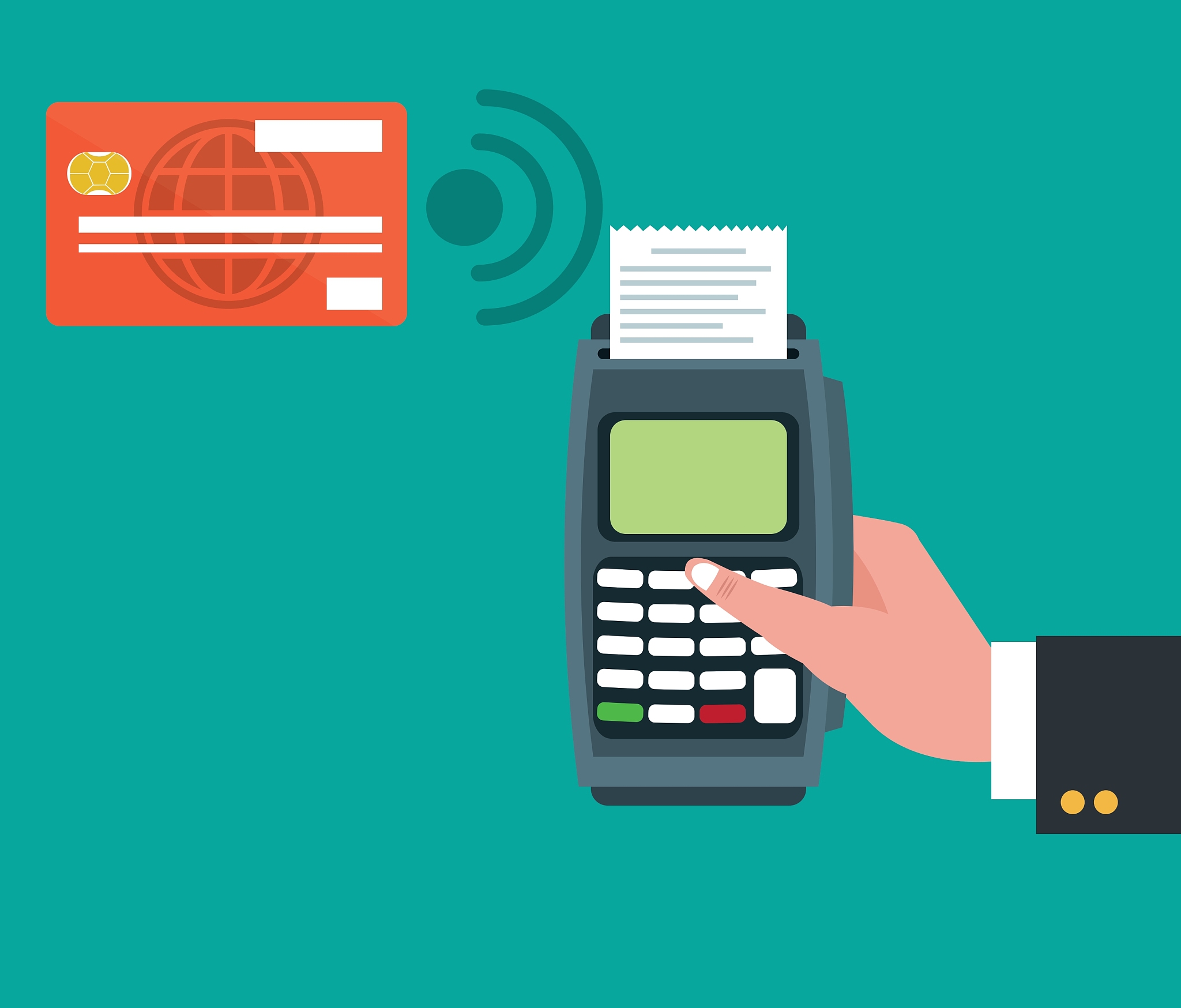 dataphone credit card pay shopping online