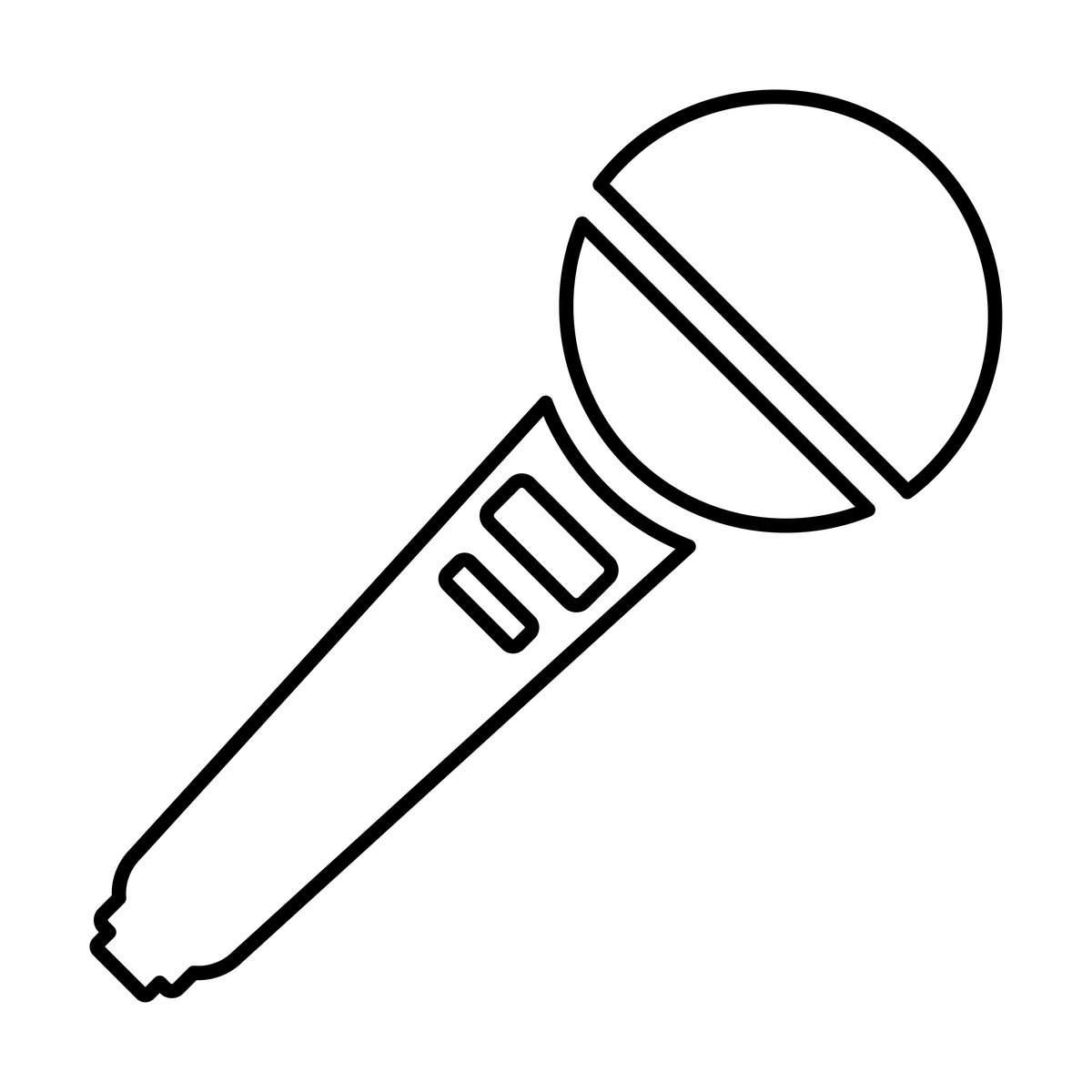 白色麦克风取名