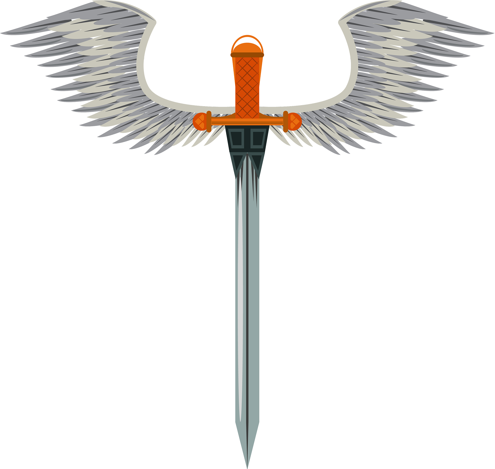 sword weapon with wings
