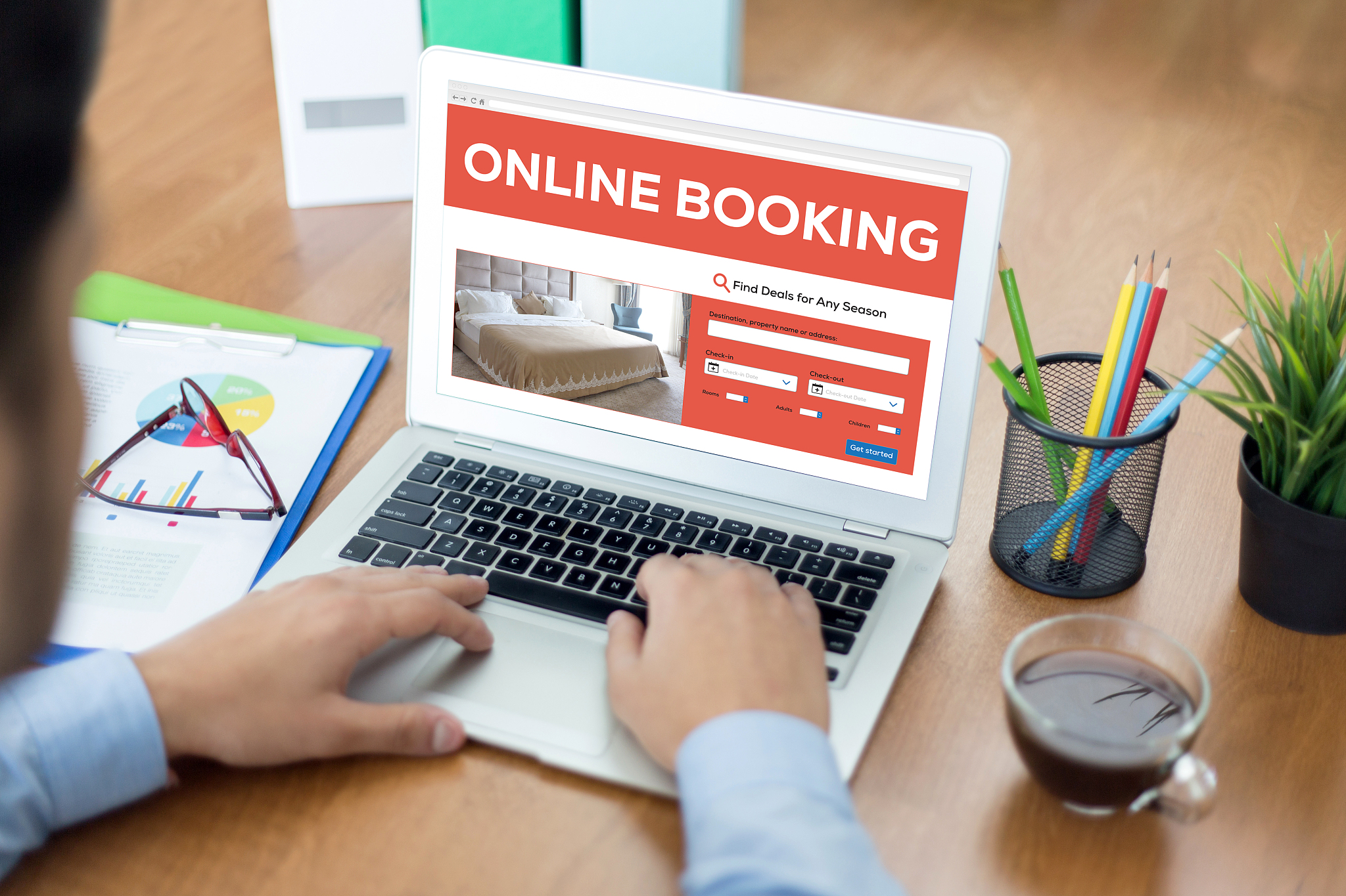 online booking concept