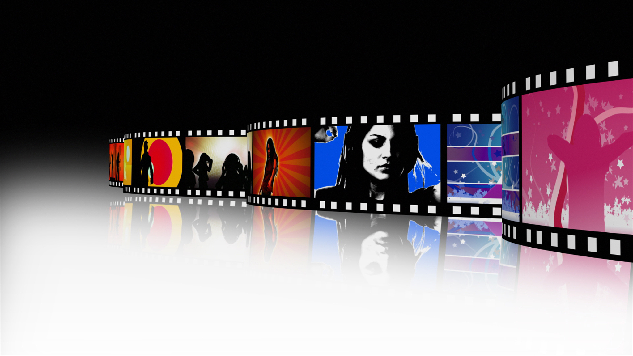 music and dance film reel