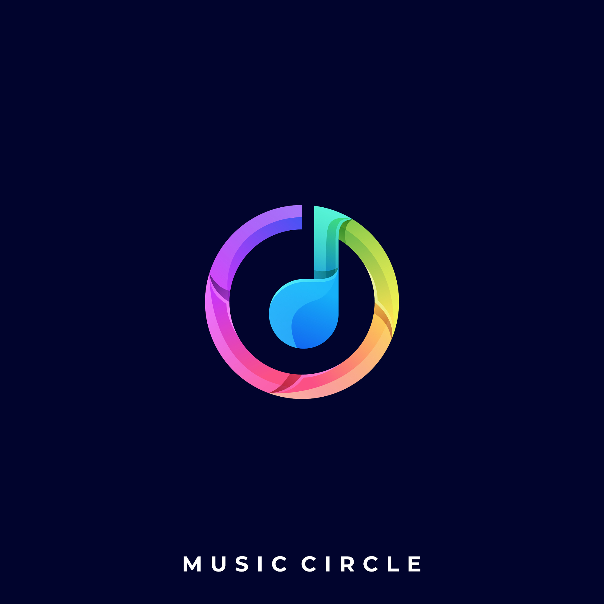 circle music template