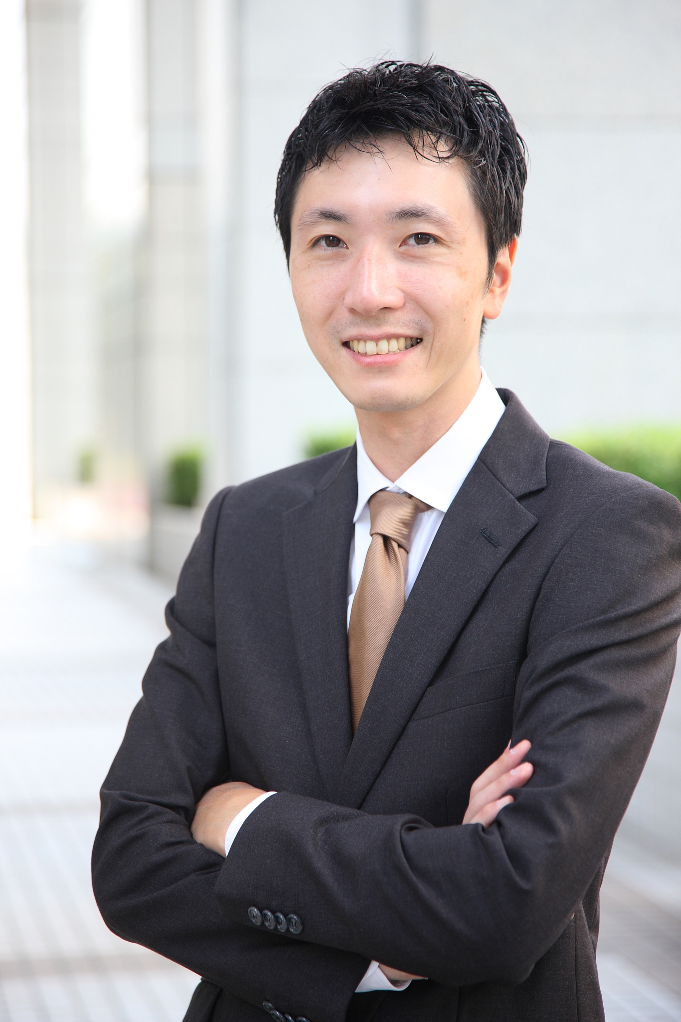 japanese businessman in the town