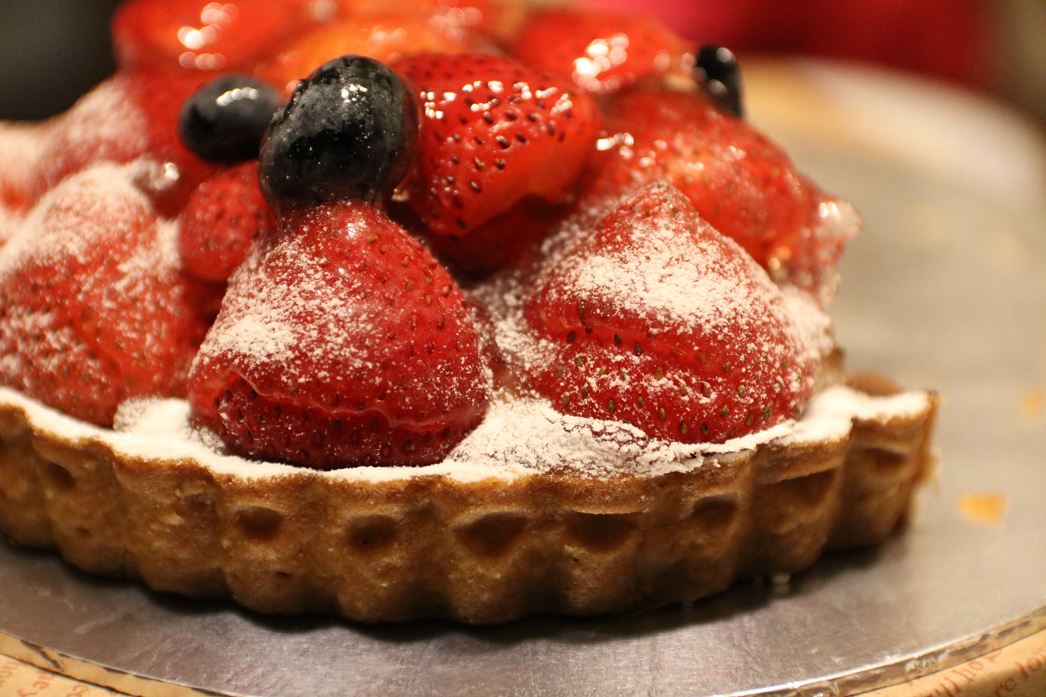 strawberry cake - stock image