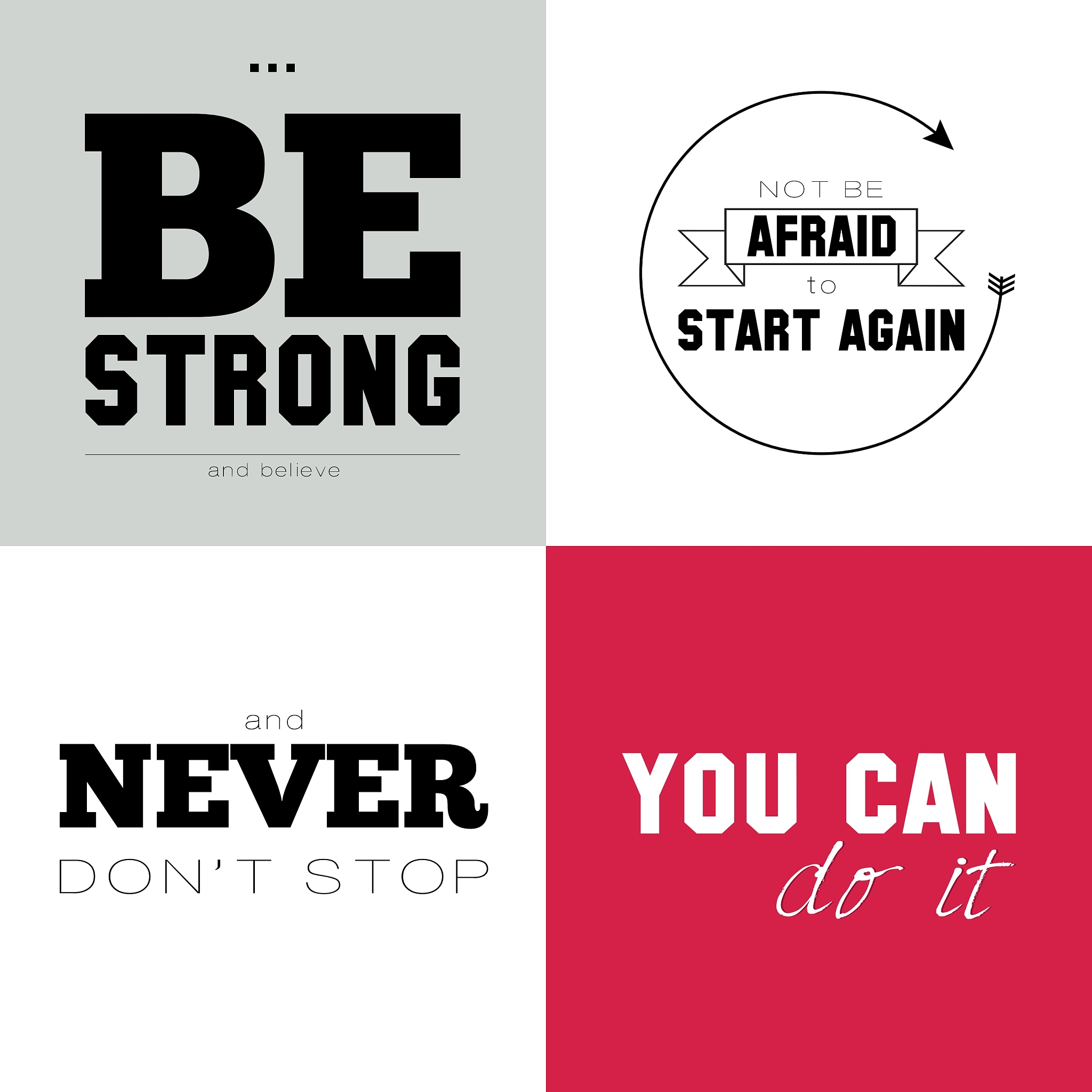 motivational posters on the sport healthy
