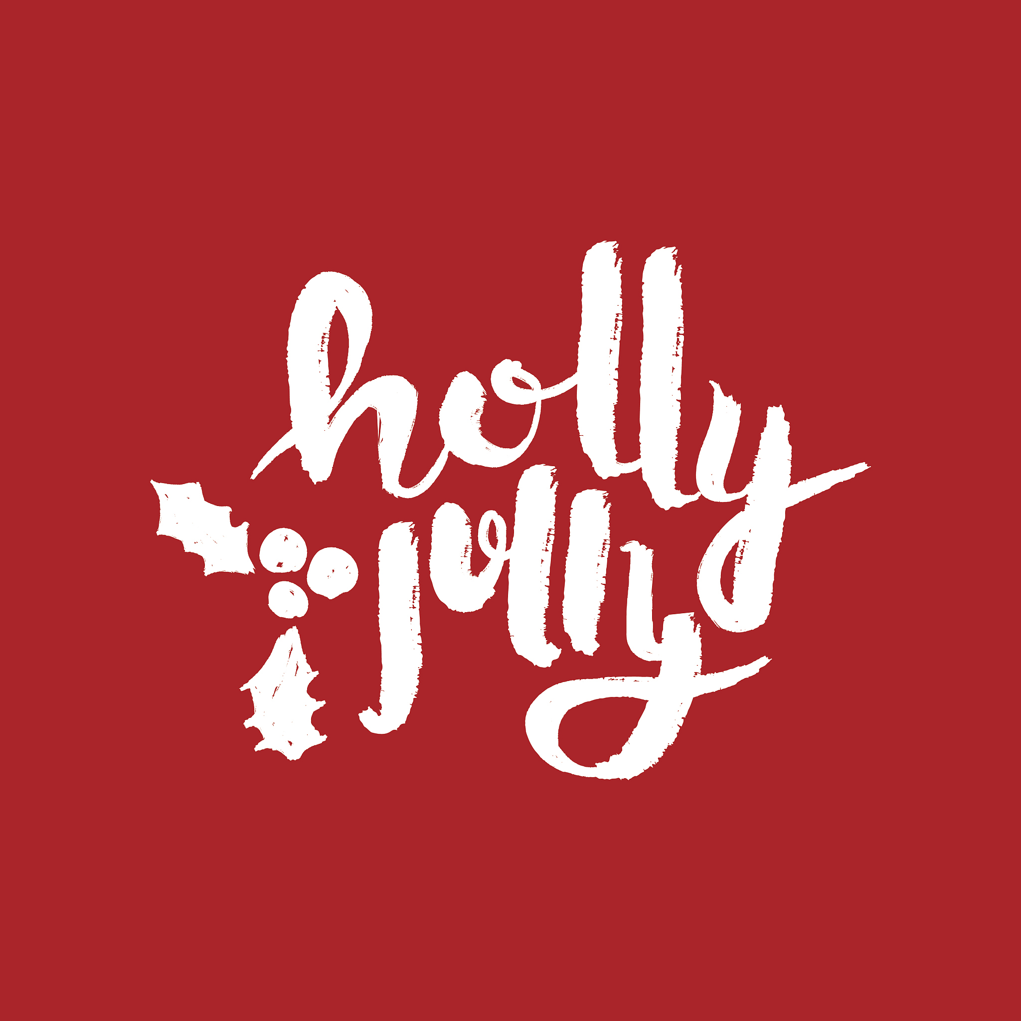 merry christmas text quote lettering illustration