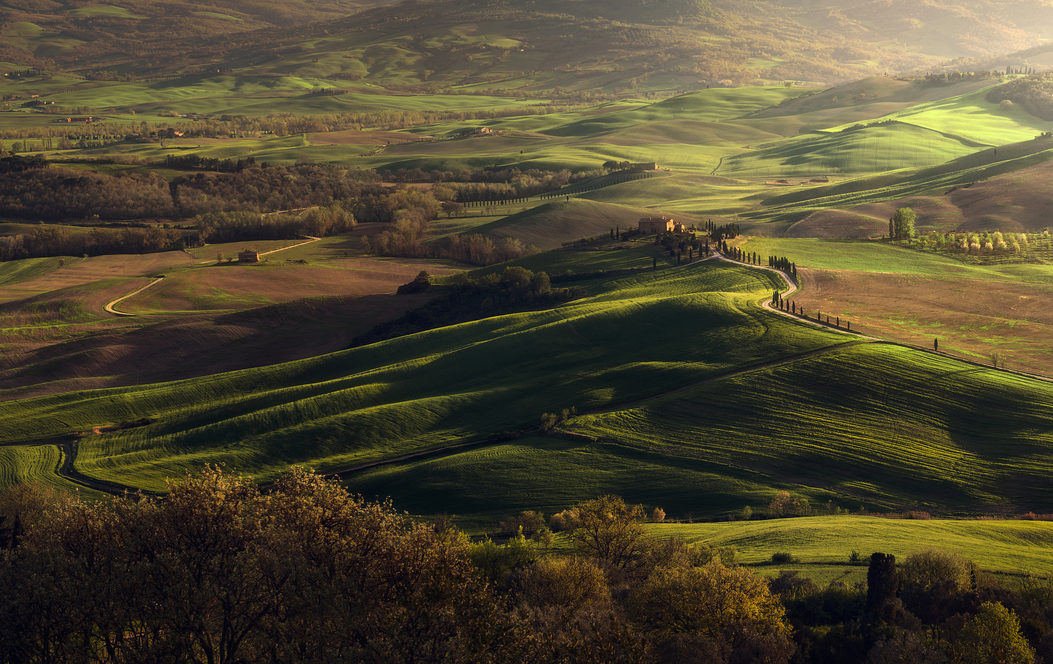 valley view pienza