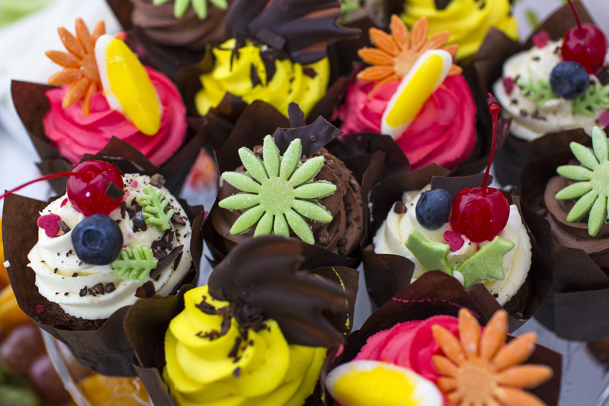 colourful cakes