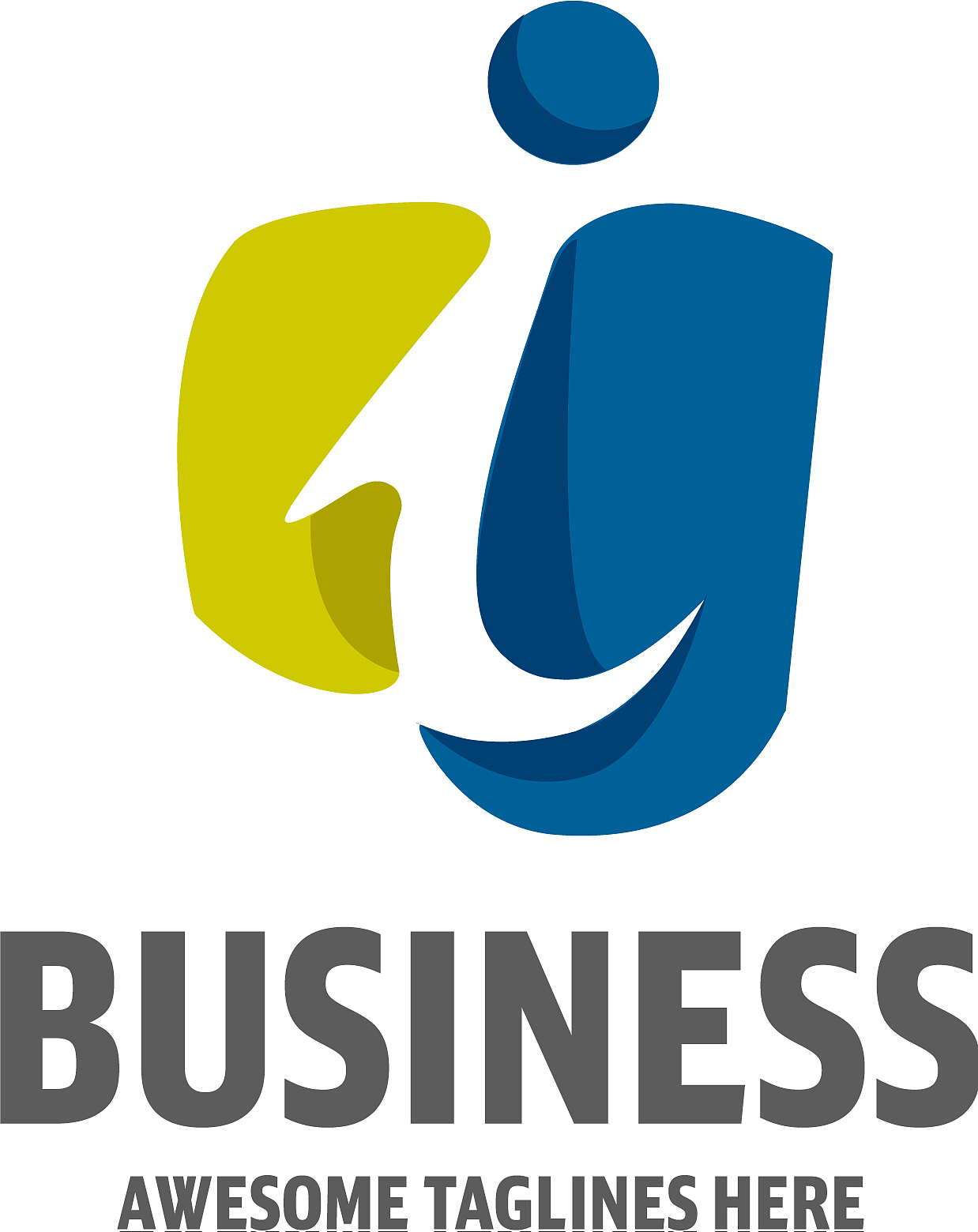 creative letter i logo