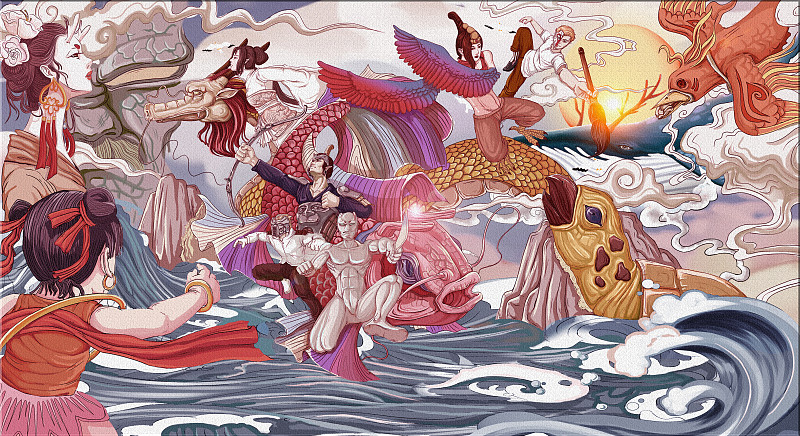 将下文扩写为300字 日本以百鬼夜行绘卷和画图百鬼夜行等妖怪画册为代表将妖怪作为一门专门的学问去研究并确立了妖怪谱系形成了一套完整的扮演角色系统。而在美国主流文化秉承了古希腊文明在电子游戏的人物角色设计中体现了古希腊式的审美特性。游戏角色的造型设计是一个突破口可以让游戏深入人心在市场中停留更久。