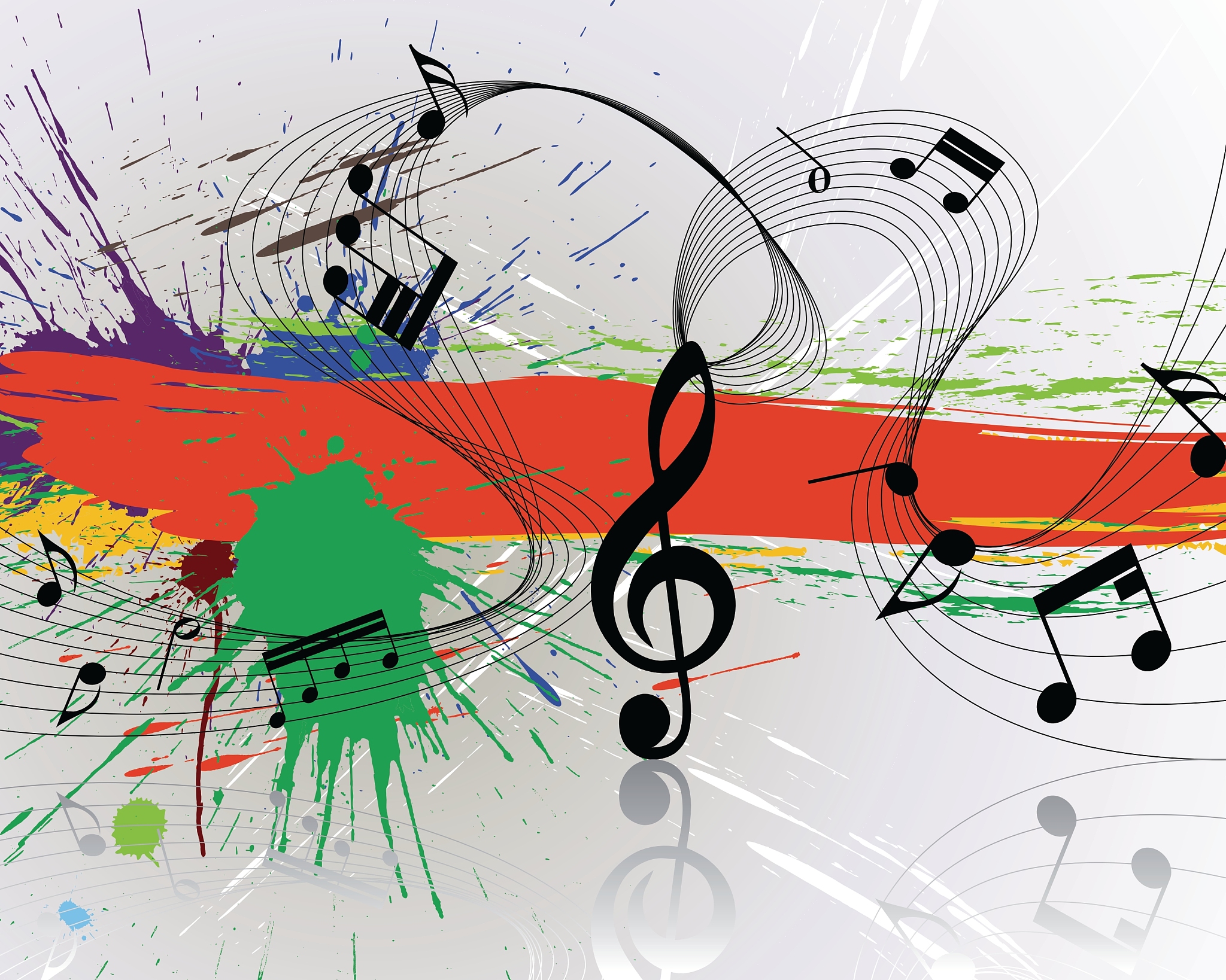 grunge music notes