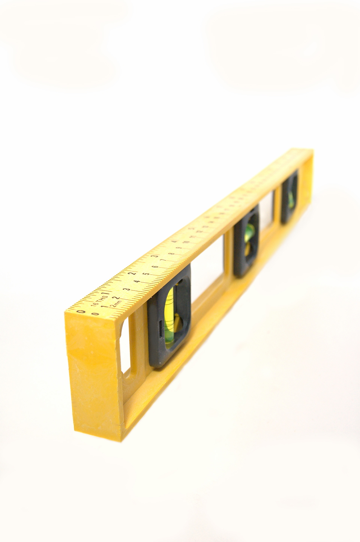 on the level